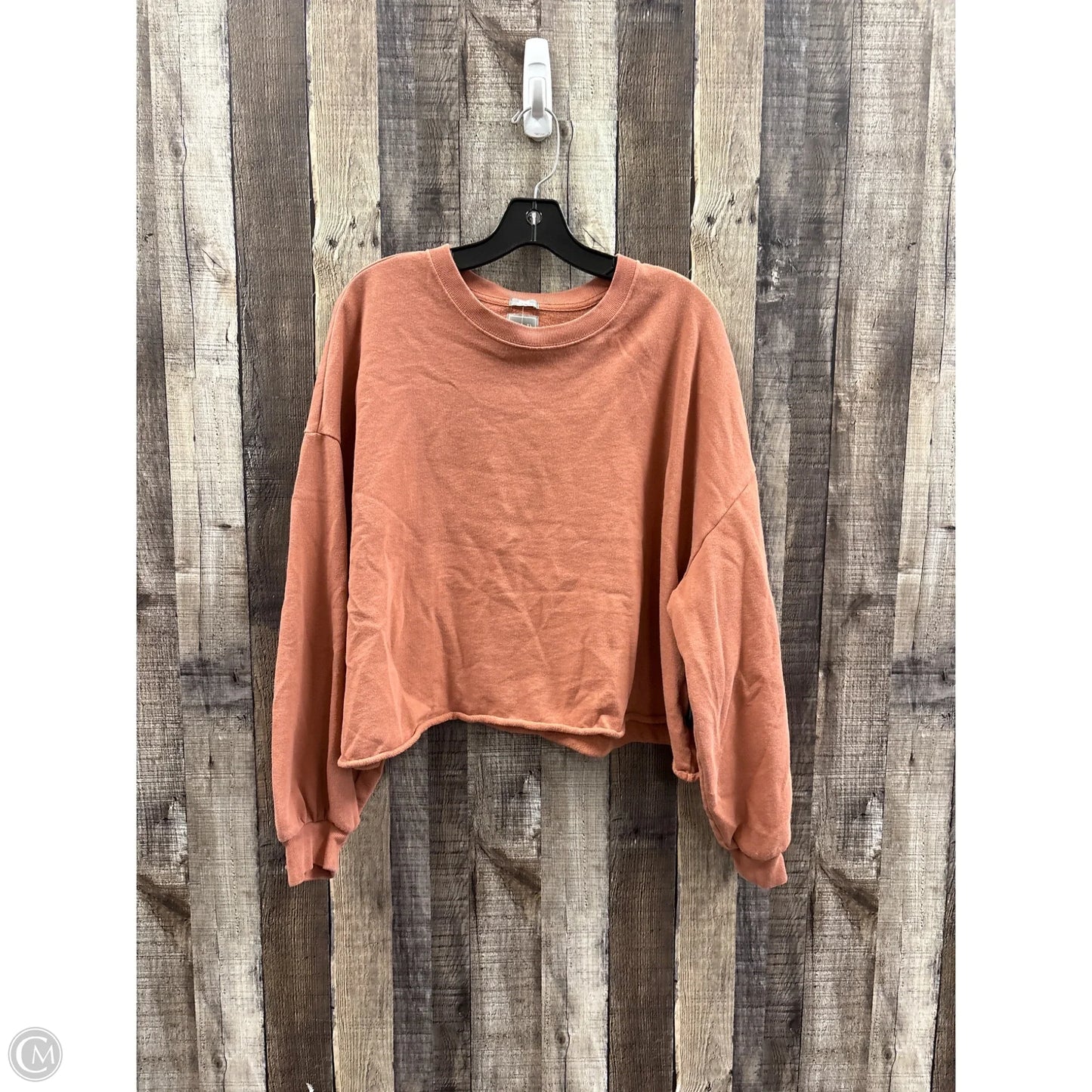 Sweatshirt Crewneck By Gap In Orange, Size: Xl