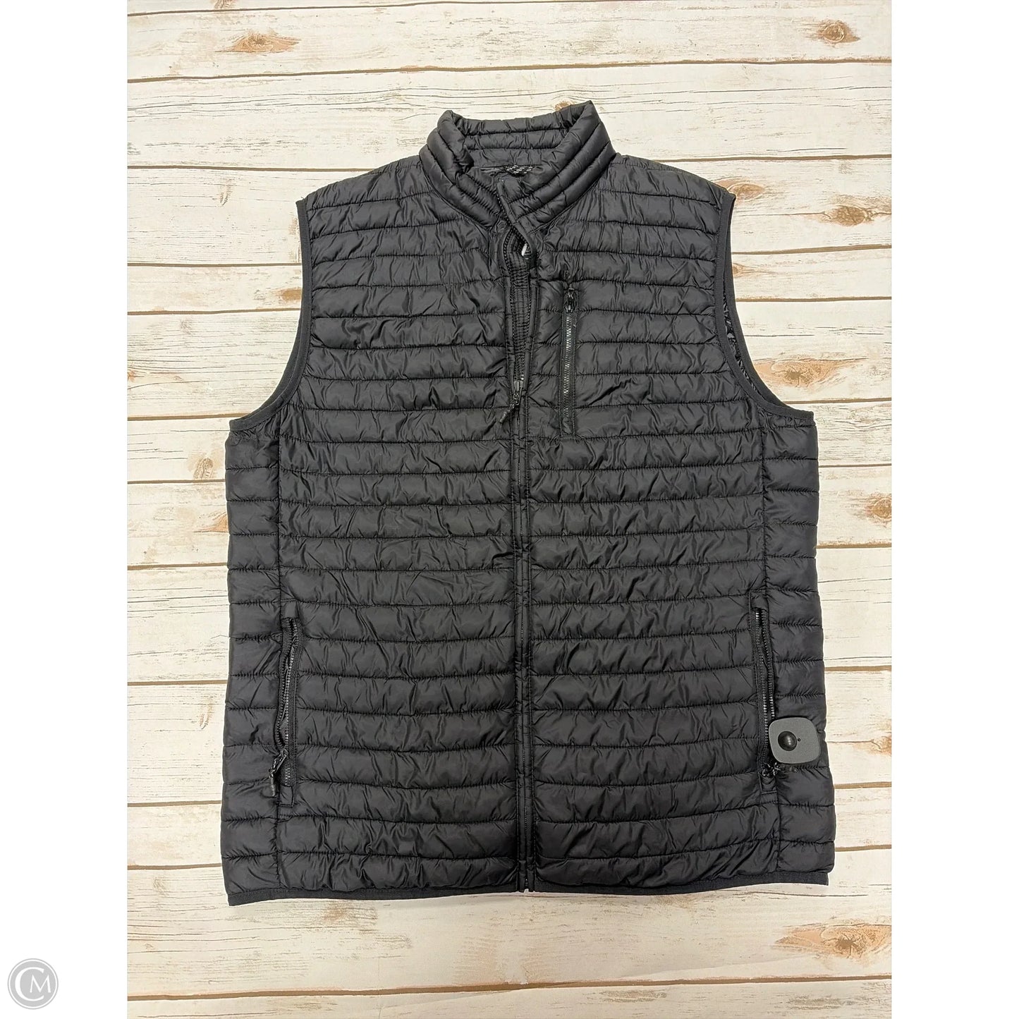 Vest Puffer & Quilted By Gap In Black, Size: Xl