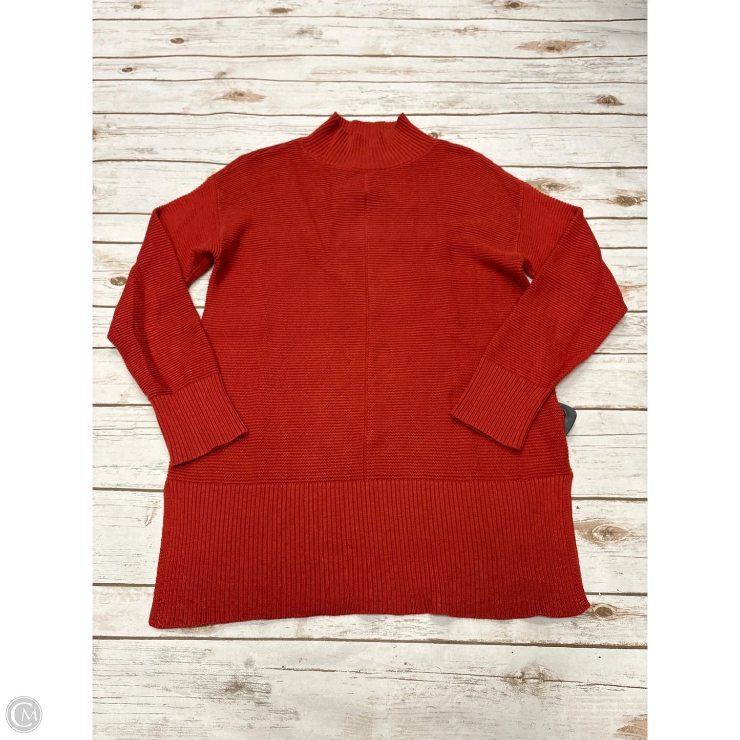 Sweater By Talbots In Orange, Size: M