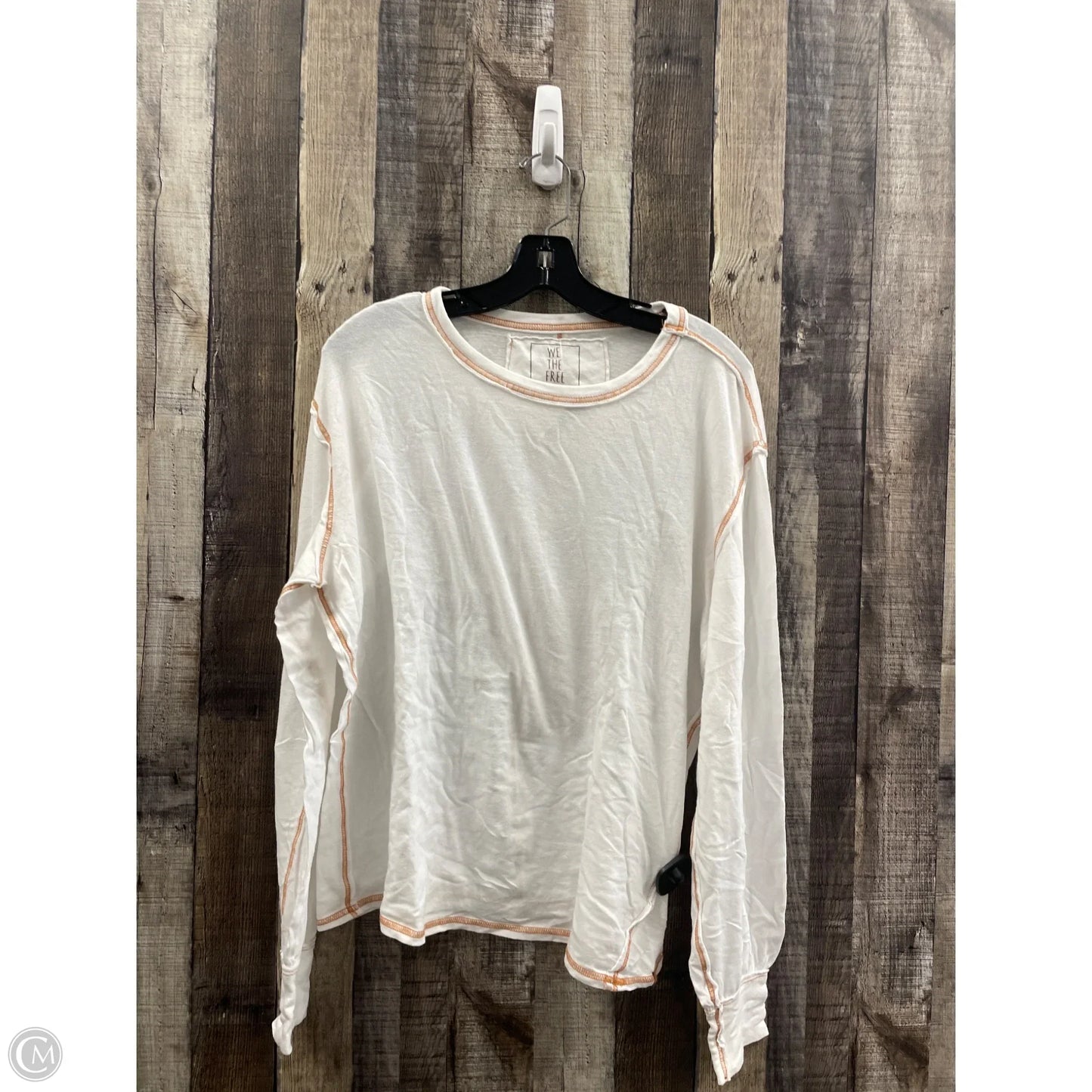 Top Long Sleeve By We The Free In White, Size: L