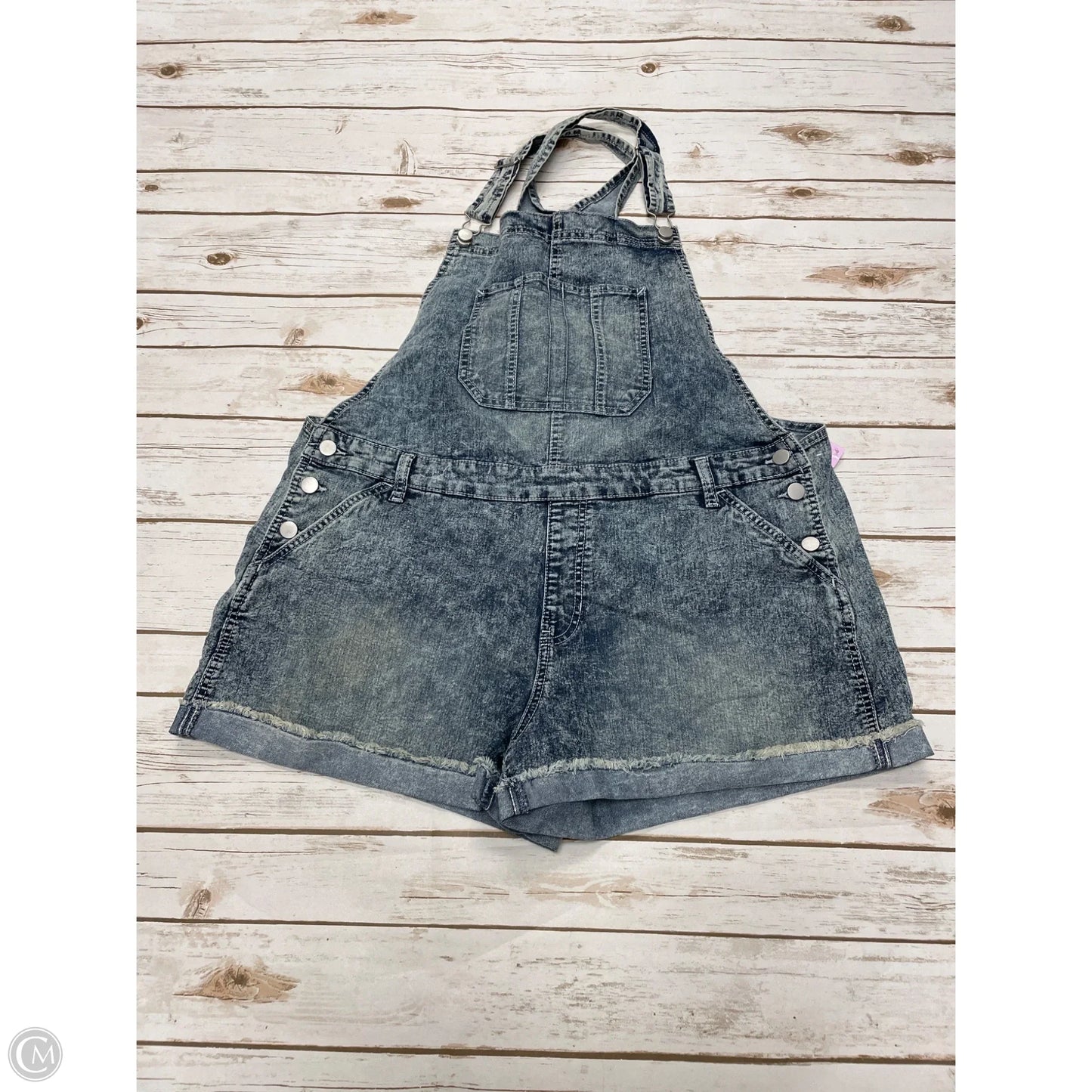 Overalls By No Boundaries In Blue Denim, Size: Xxl