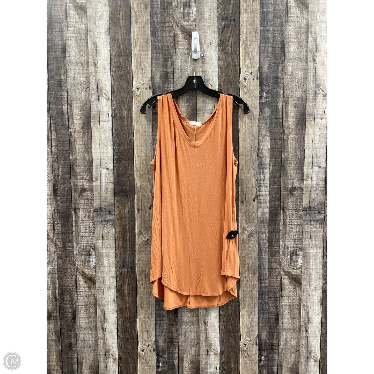Top Sleeveless By Zenana Outfitters In Orange, Size: Xl
