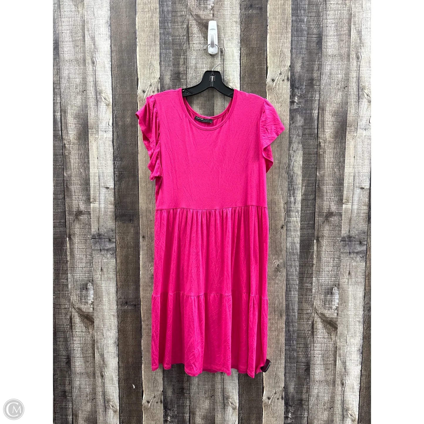Dress Casual Short By Cme In Pink, Size: Xl