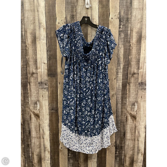 Dress Casual Short By Lane Bryant In Blue, Size: 2x