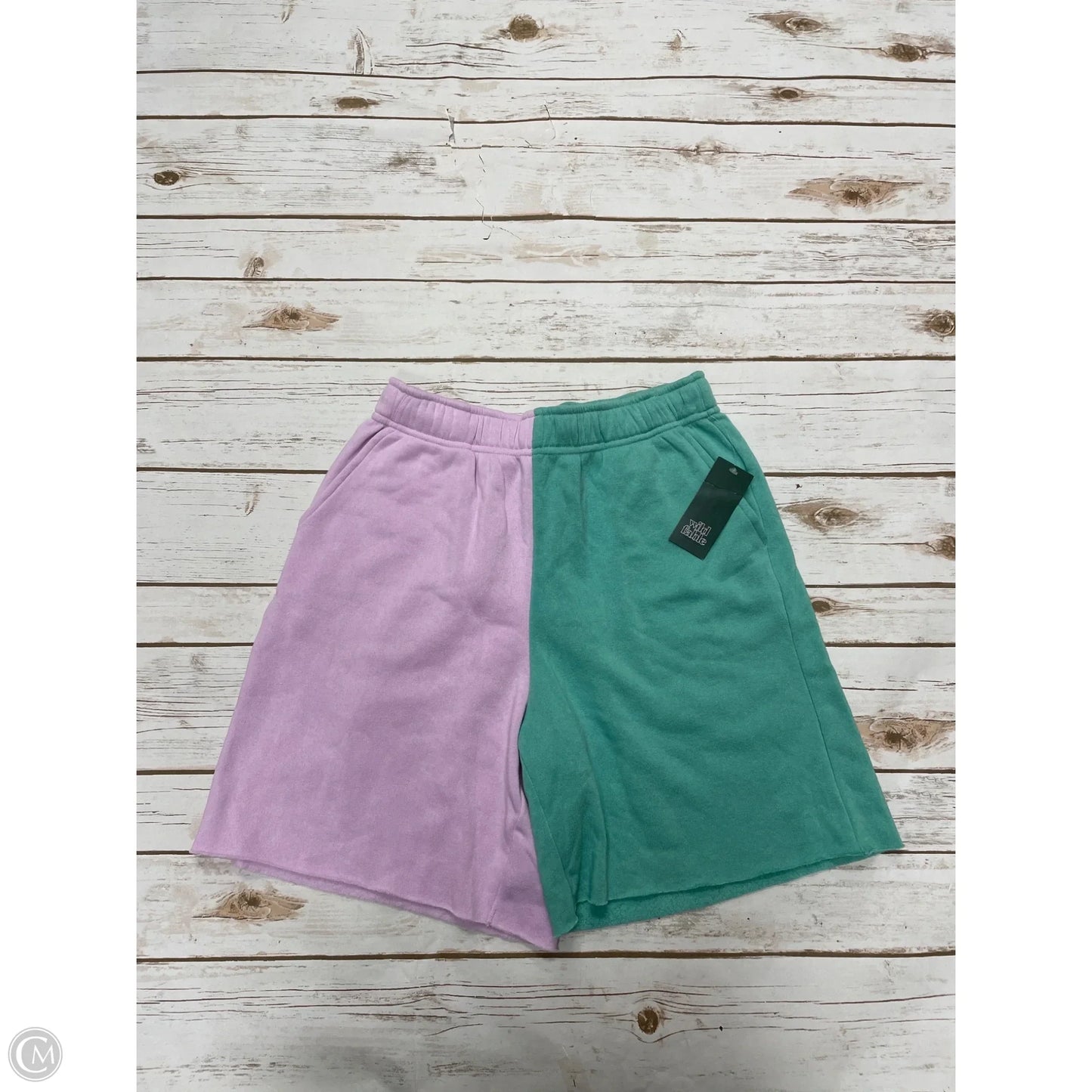 Shorts By Wild Fable In Green & Purple, Size: S
