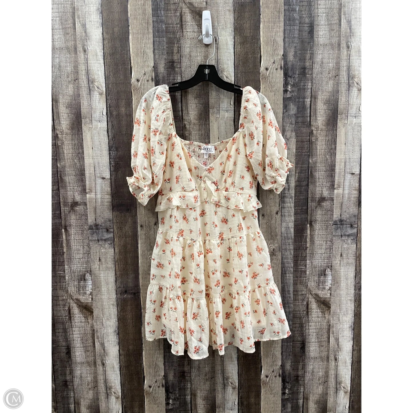 Dress Casual Short By Trixxi In Cream, Size: M