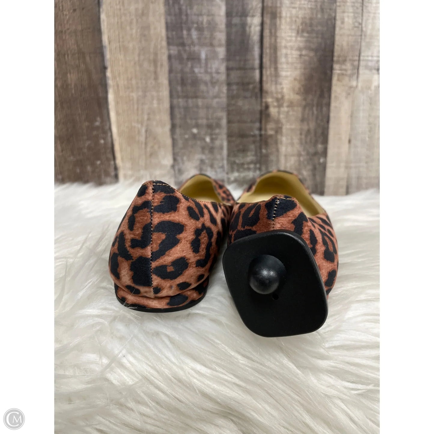 Shoes Flats By Nine West In Animal Print, Size: 7.5