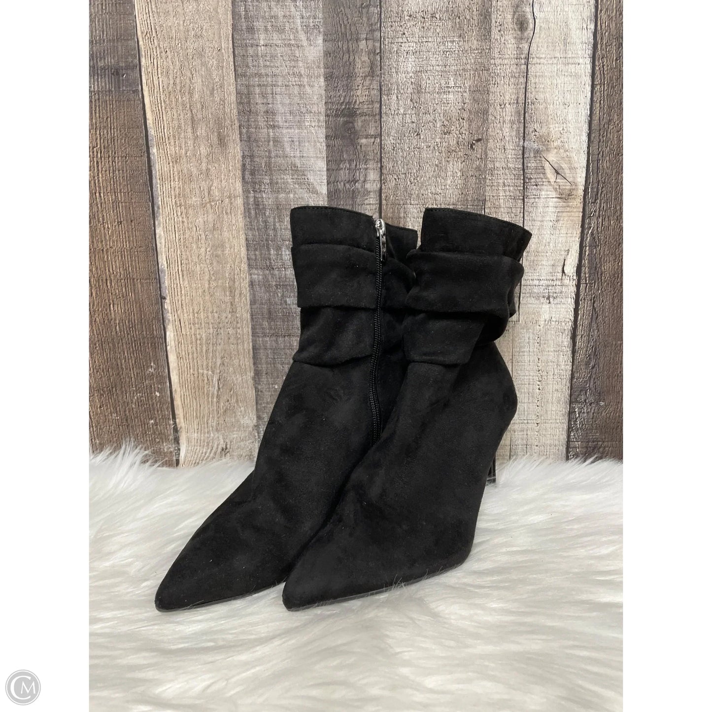 Boots Ankle Heels By Marc Fisher In Black, Size: 7.5
