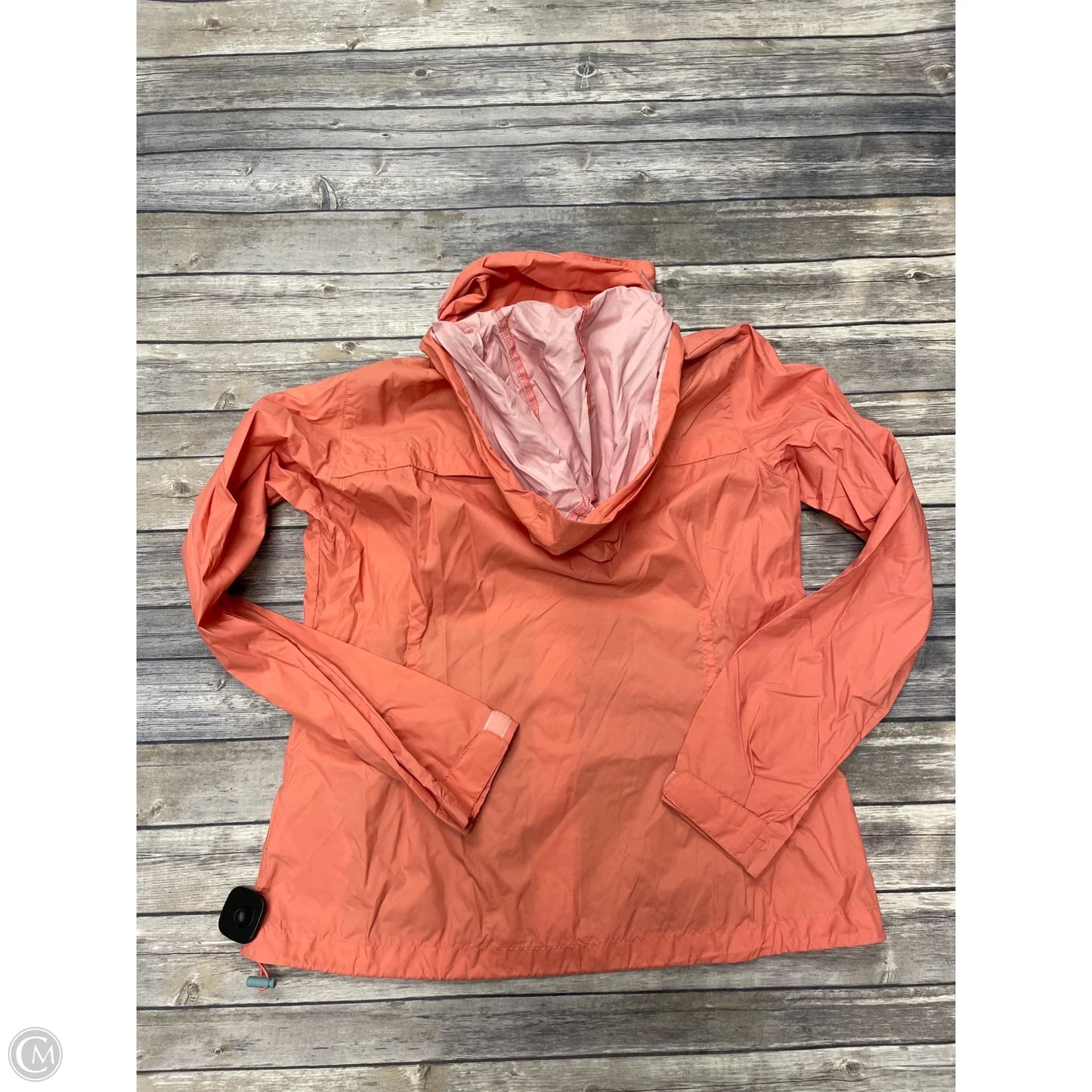Jacket Windbreaker By Columbia In Peach, Size: L