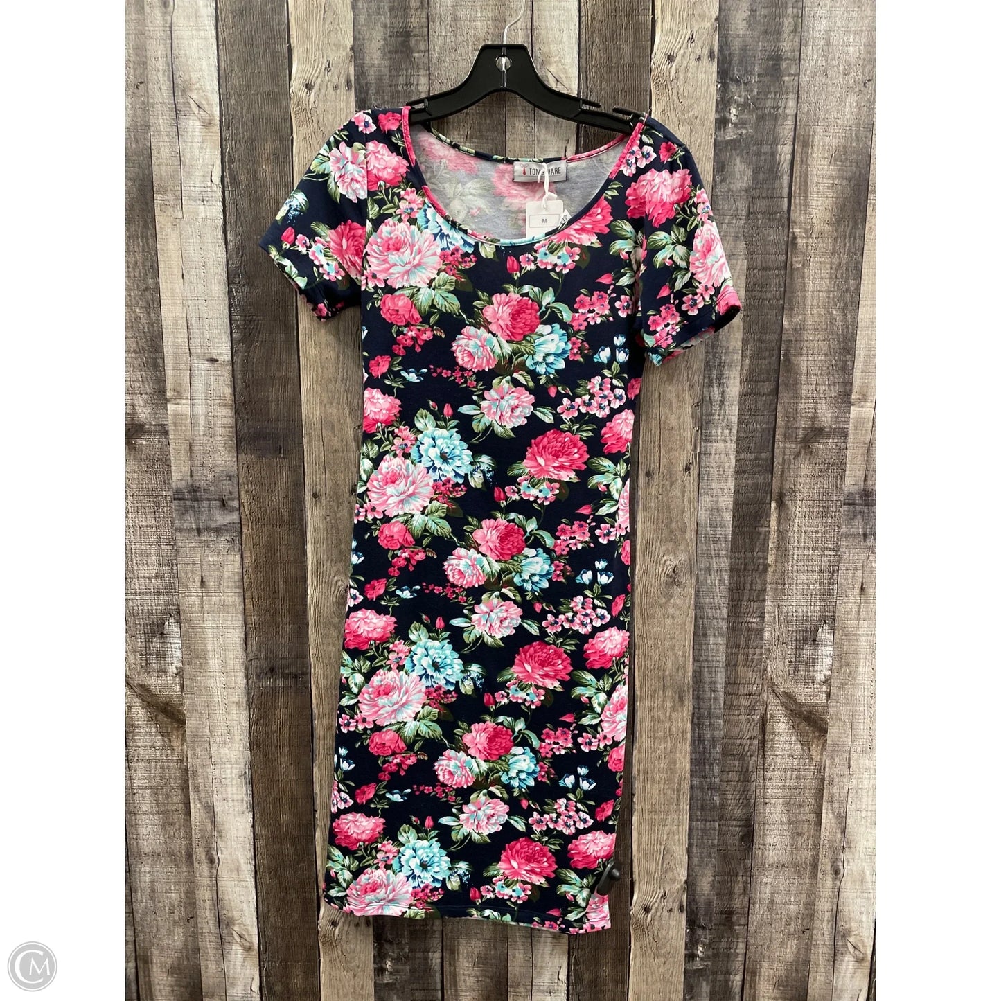 Dress Casual Midi By Cme In Floral Print, Size: M