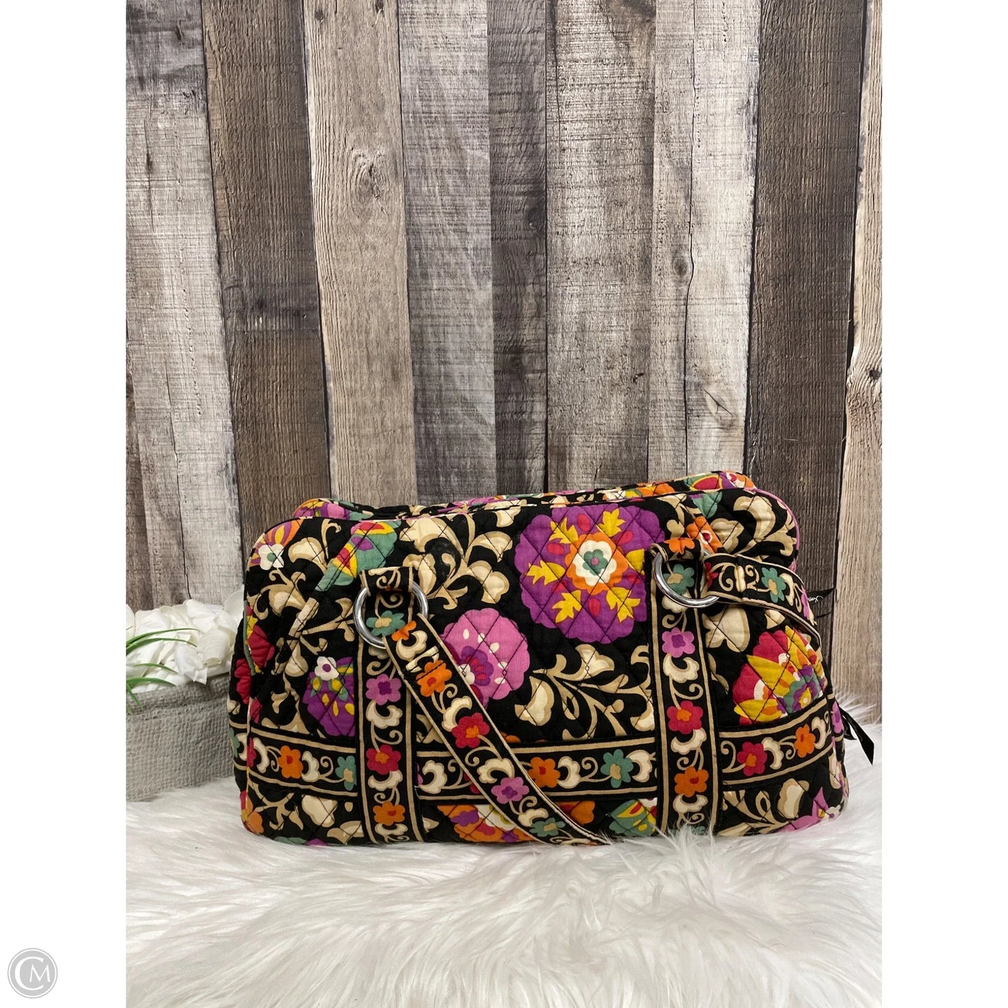 Handbag By Vera Bradley, Size: Medium