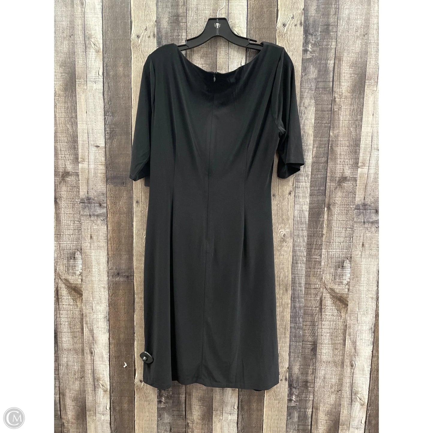 Dress Casual Midi By Cme In Black, Size: 16