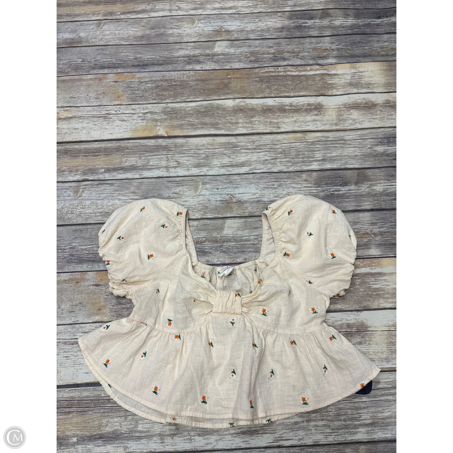 Top Short Sleeve By Loveriche In Yellow, Size: S