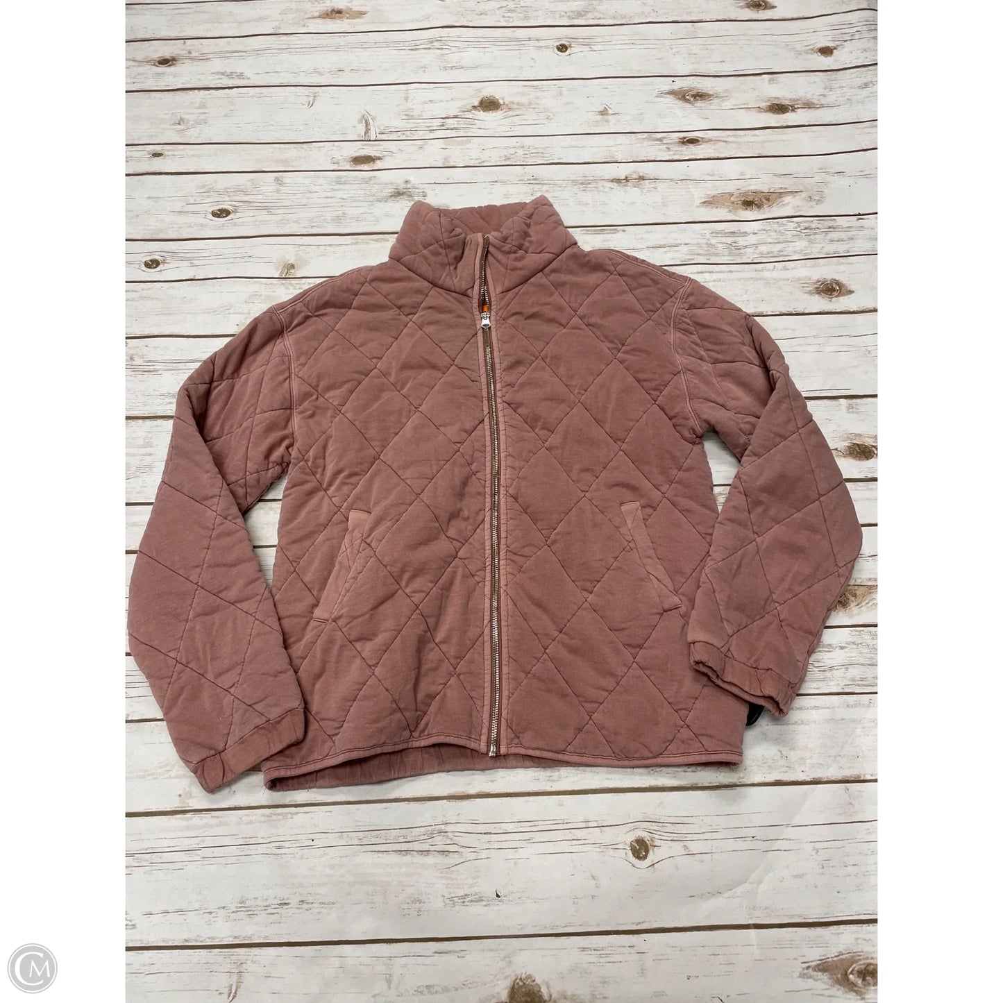 Jacket Puffer & Quilted By Wild Fable In Pink, Size: M