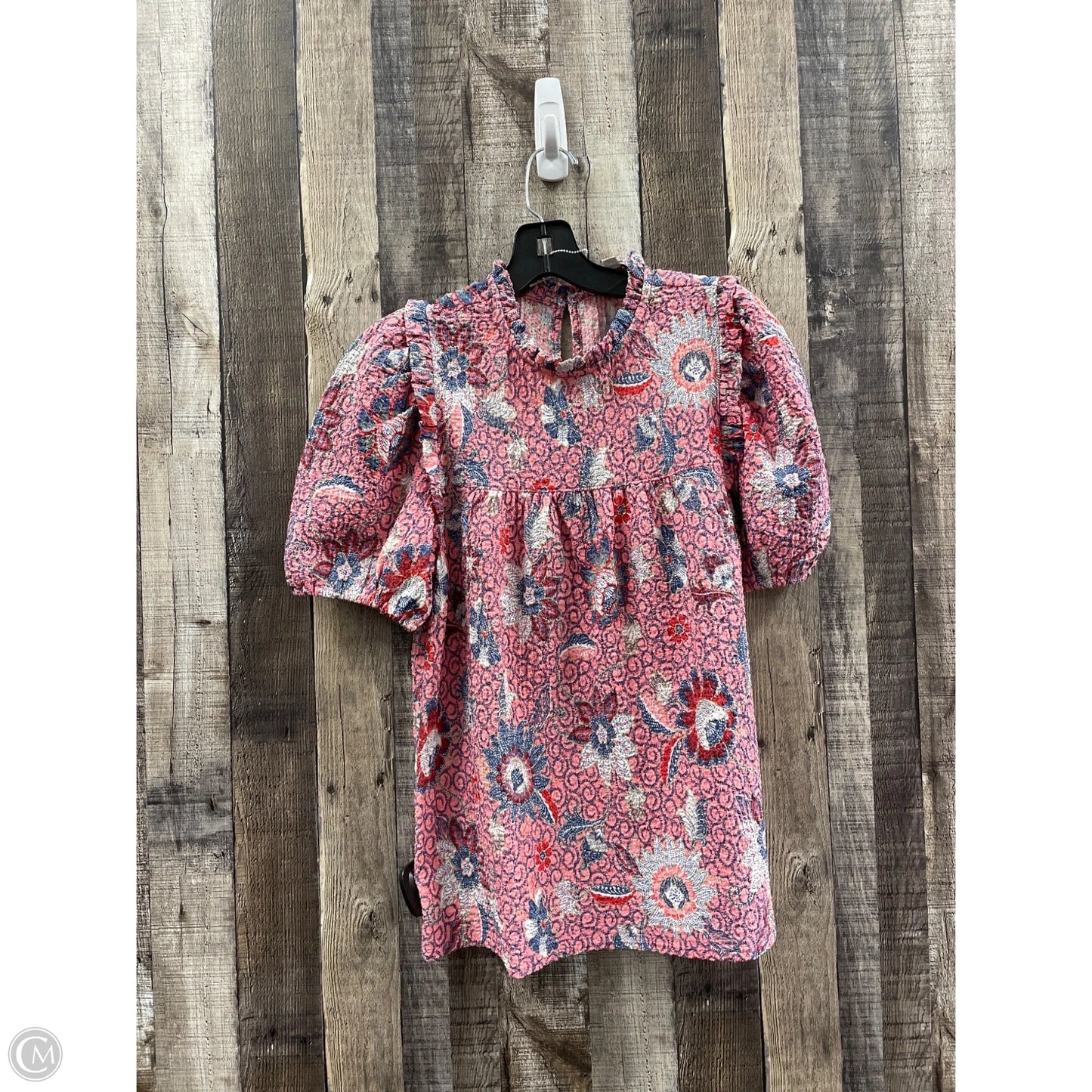 Top Short Sleeve By Loft In Floral Print, Size: Xs