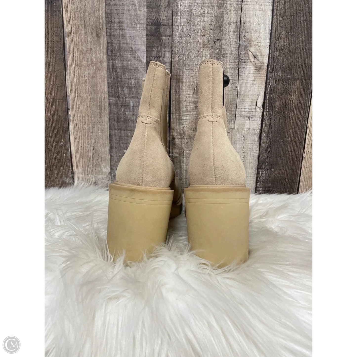 Boots Ankle Heels By Dolce Vita In Tan, Size: 8