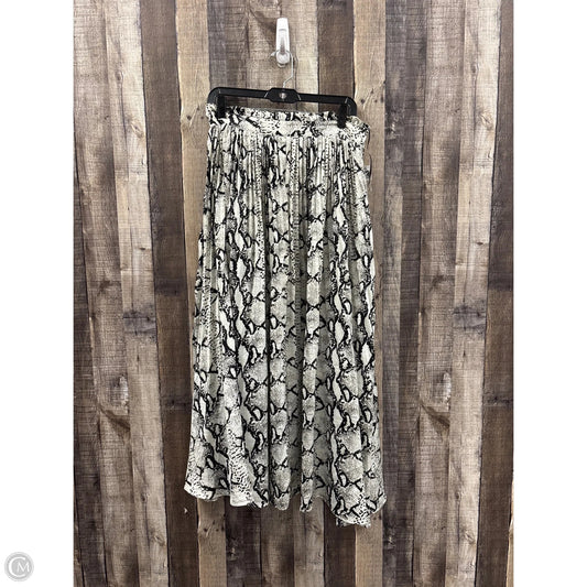 Skirt Maxi By Promesa In Snakeskin Print, Size: L