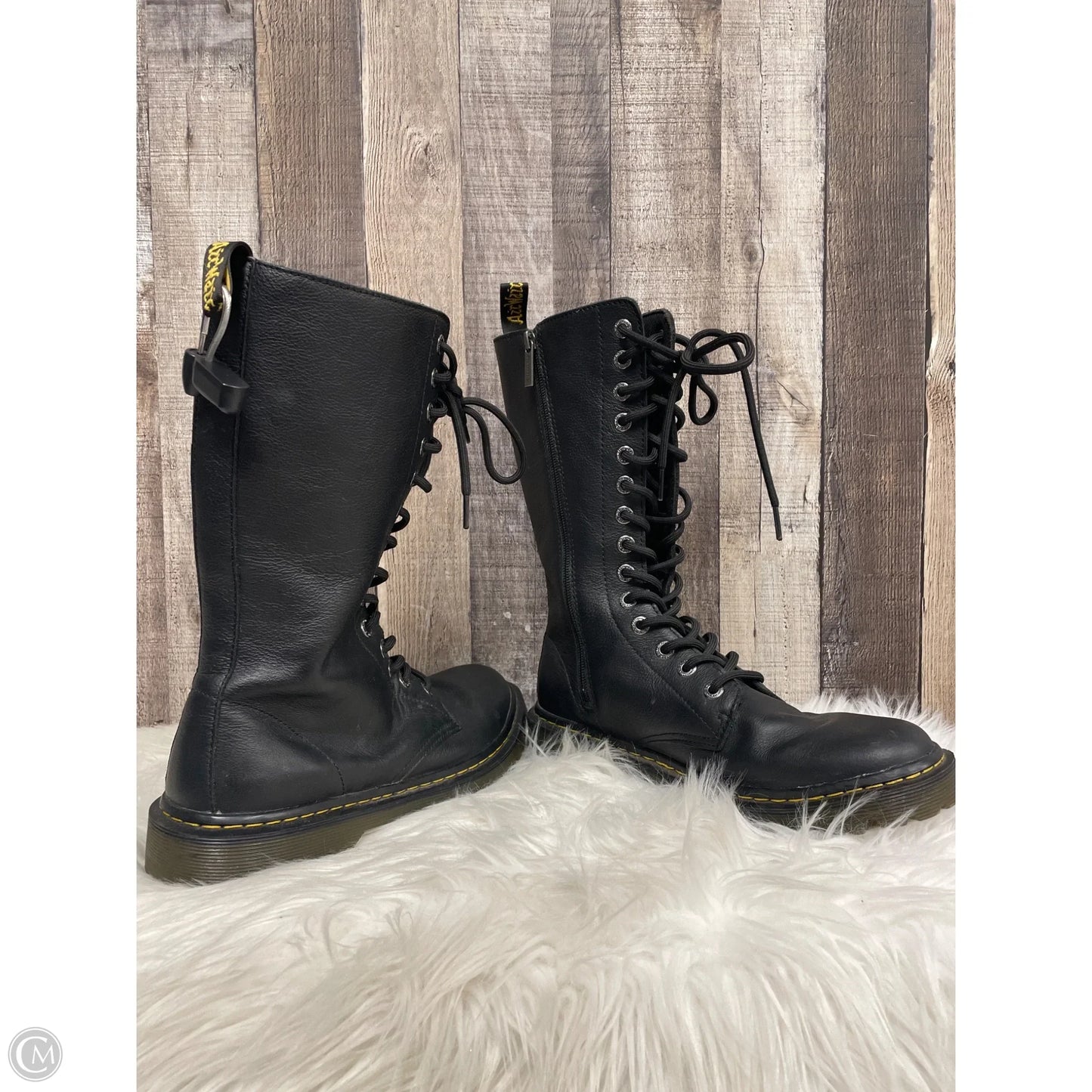 Boots Knee Flats By Dr Martens In Black, Size: 10