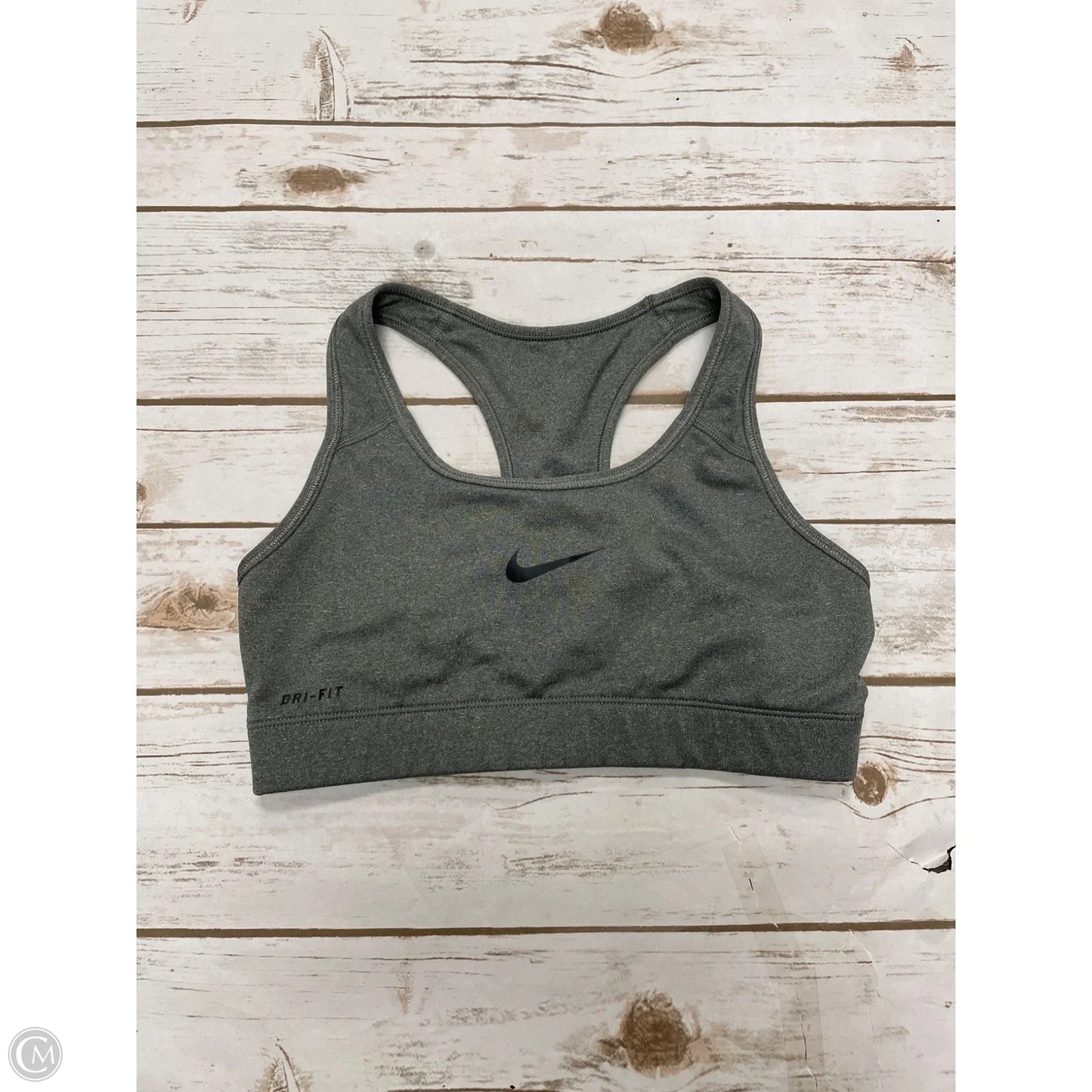 Athletic Bra By Nike In Grey, Size: S