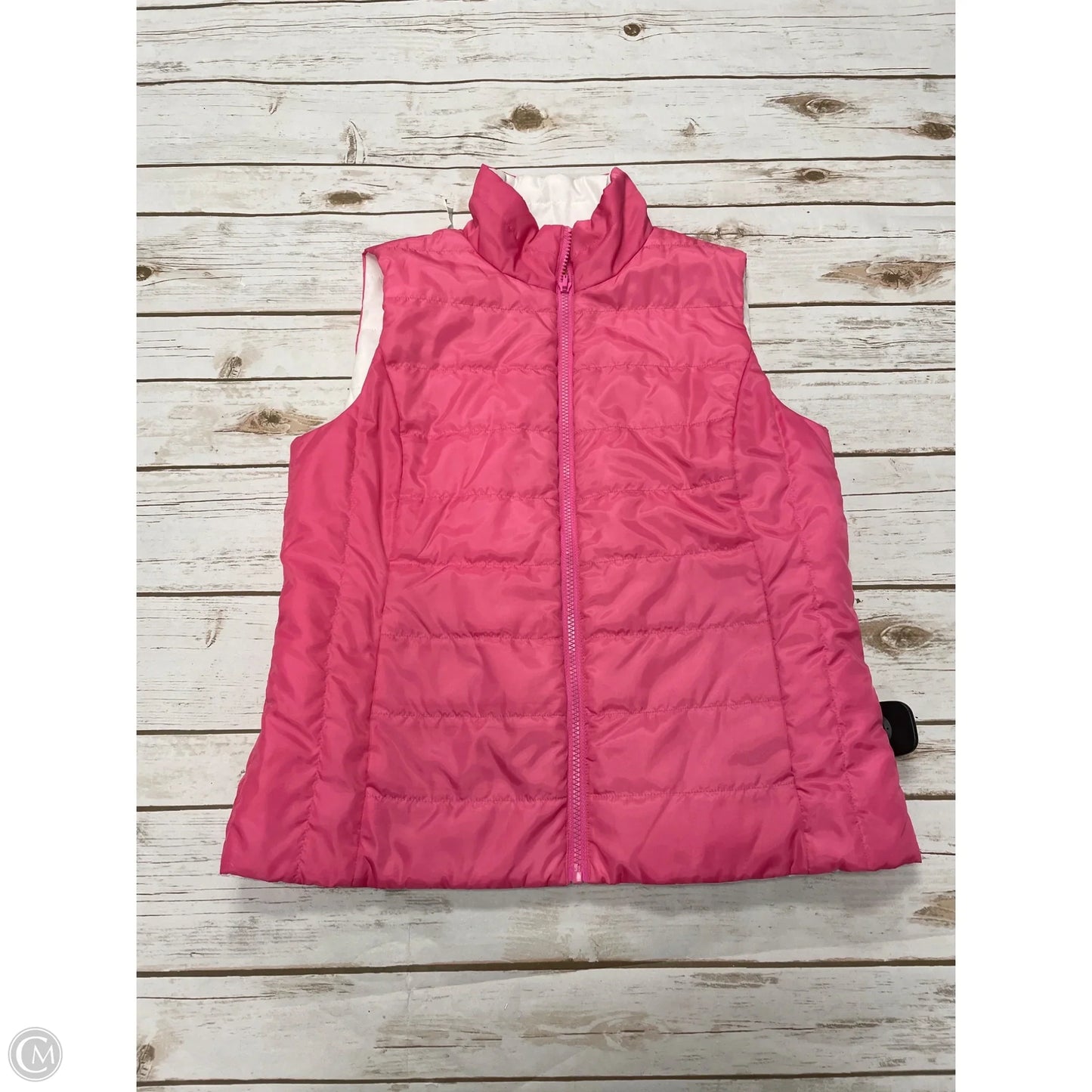 Vest Puffer & Quilted By Cmf In Pink, Size: M