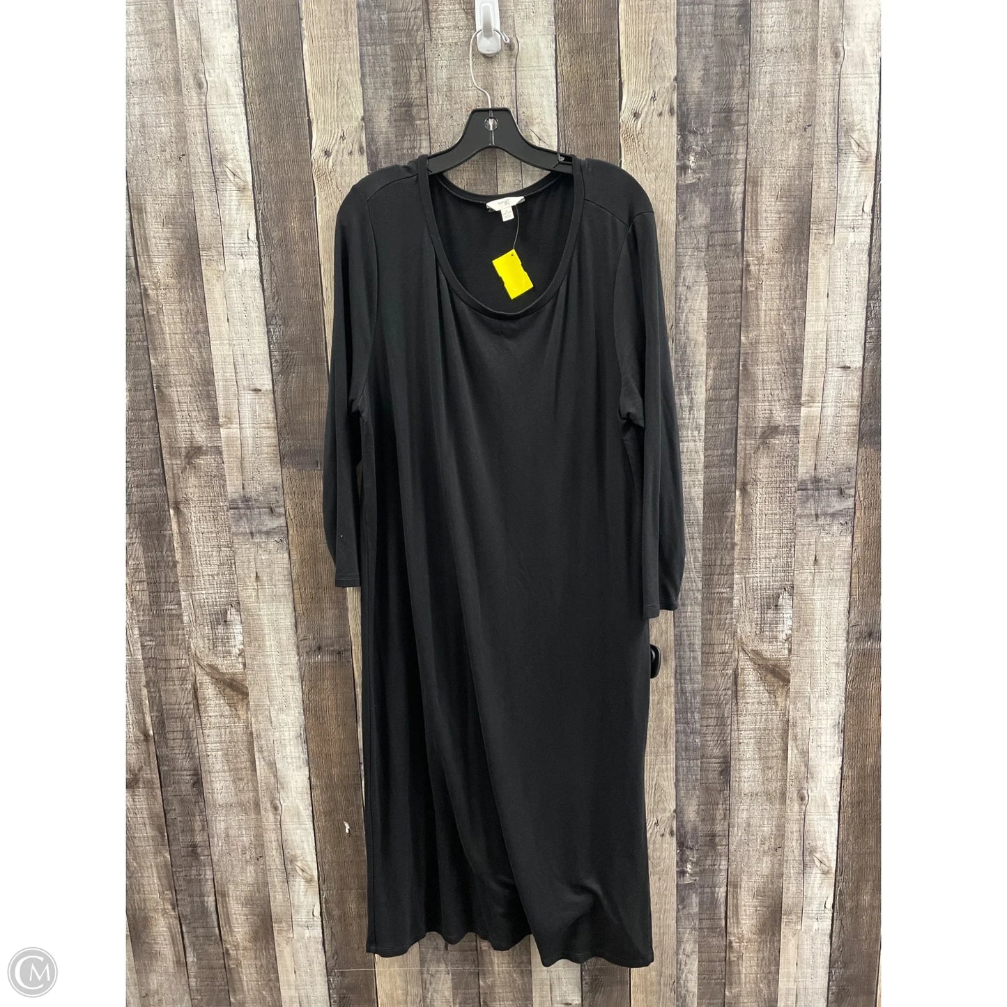Dress Casual Maxi By Terra & Sky In Black, Size: 1x