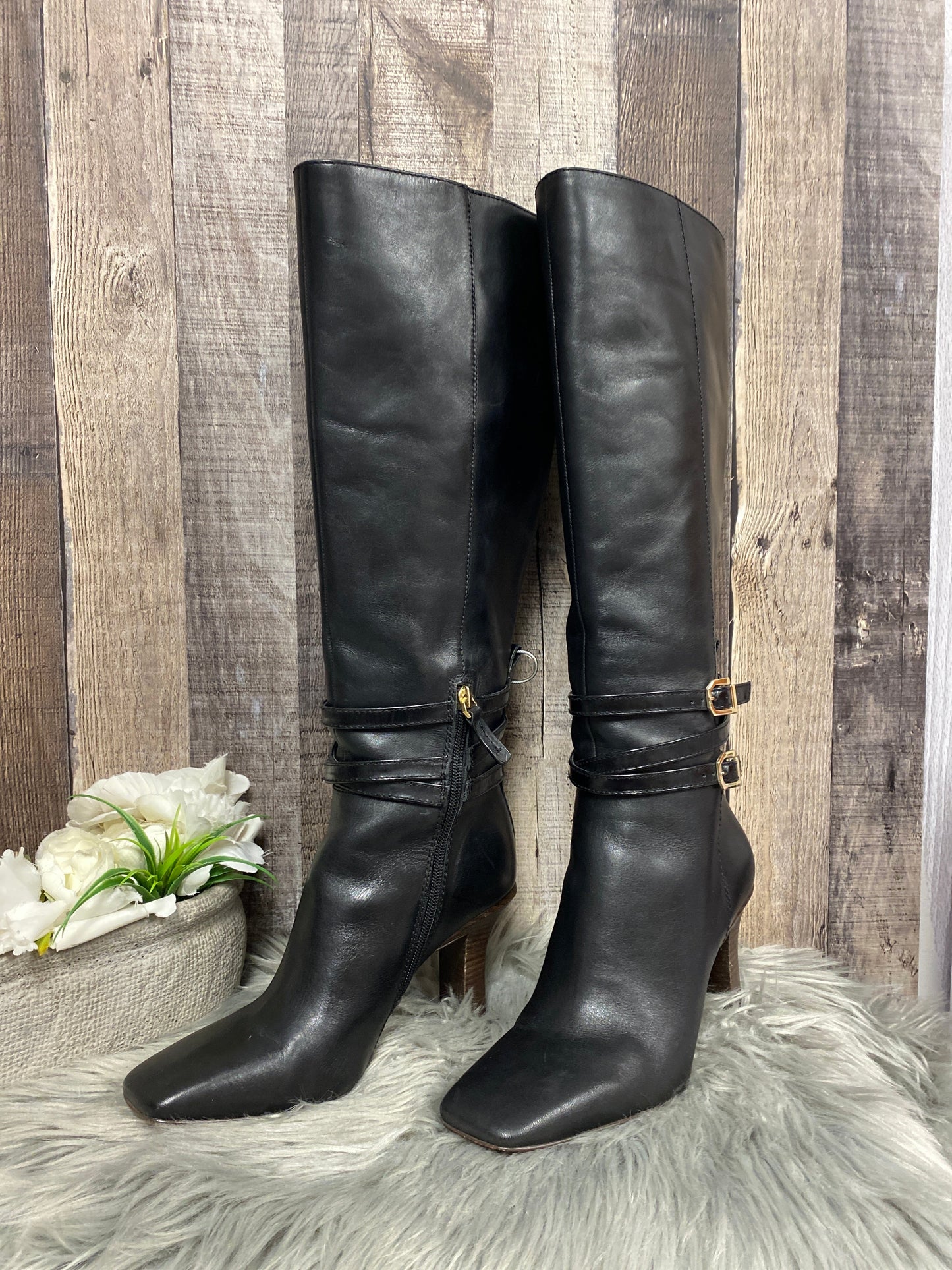 Boots Knee Heels By Louise Et Cie Size: 8.5