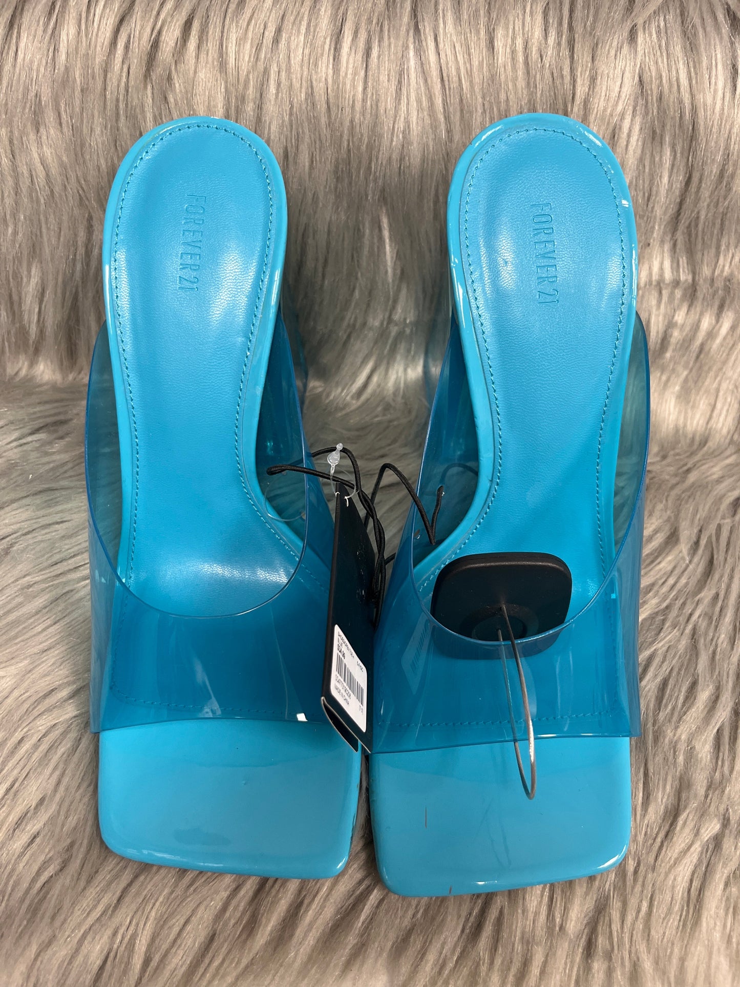 Sandals Heels Block By Forever 21 Size: 7.5