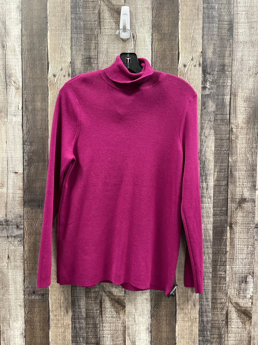 Sweatshirt Collar By Chicos In Purple, Size: L