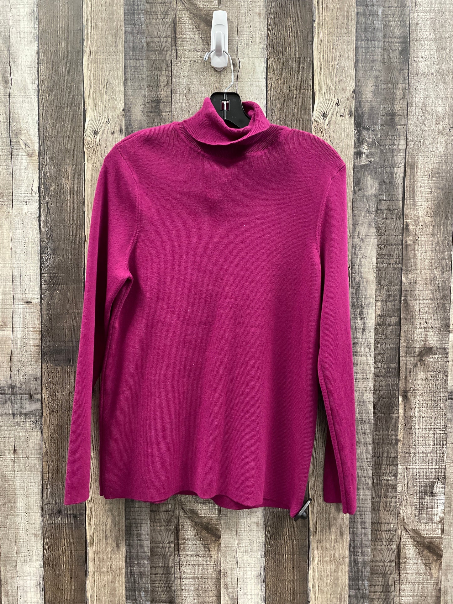 Sweatshirt Collar By Chicos In Purple, Size: L
