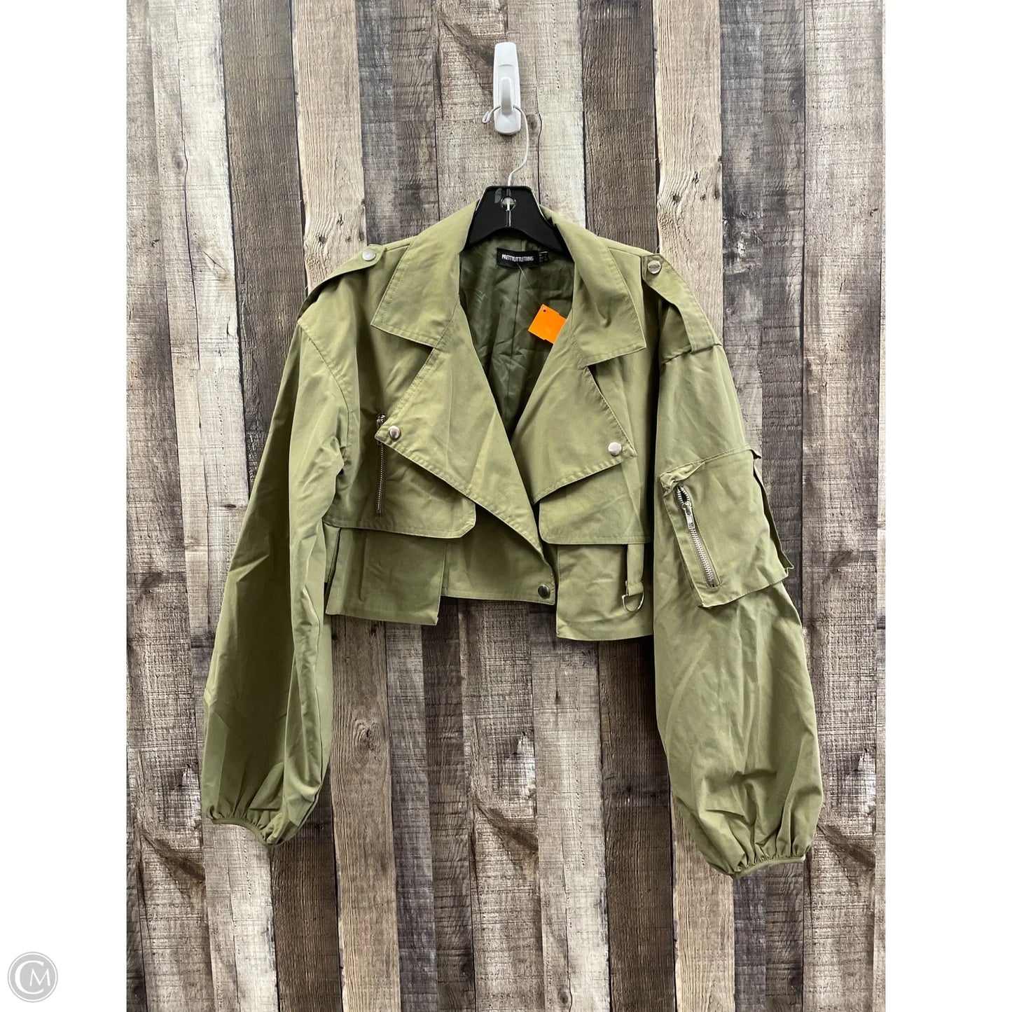Jacket Other By Pretty Little Thing In Green, Size: M