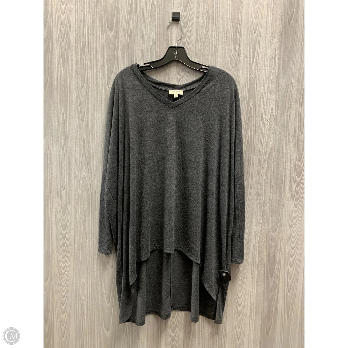 Top Long Sleeve By Umgee In Grey, Size: S