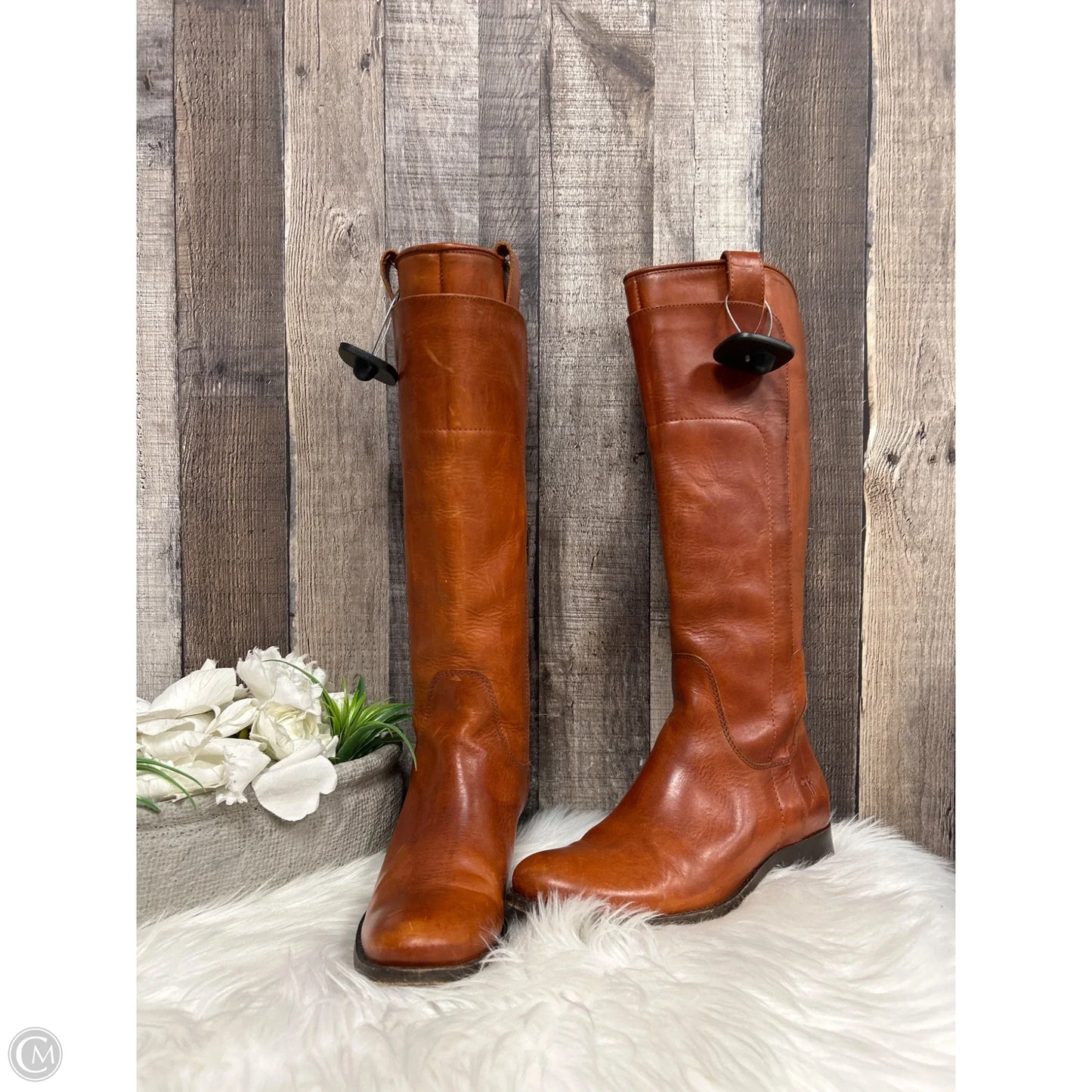 Boots Designer By Frye In Brown, Size: 6