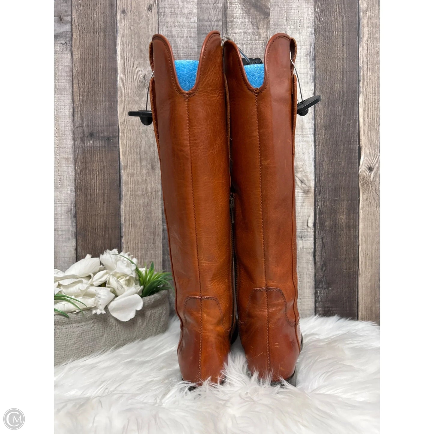 Boots Designer By Frye In Brown, Size: 6