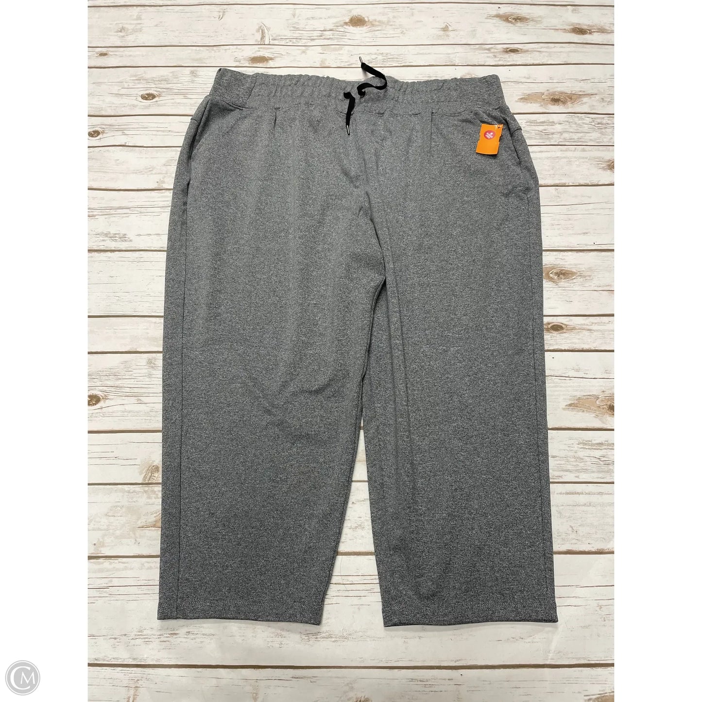 Athletic Pants By Tek Gear In Grey, Size: 1x