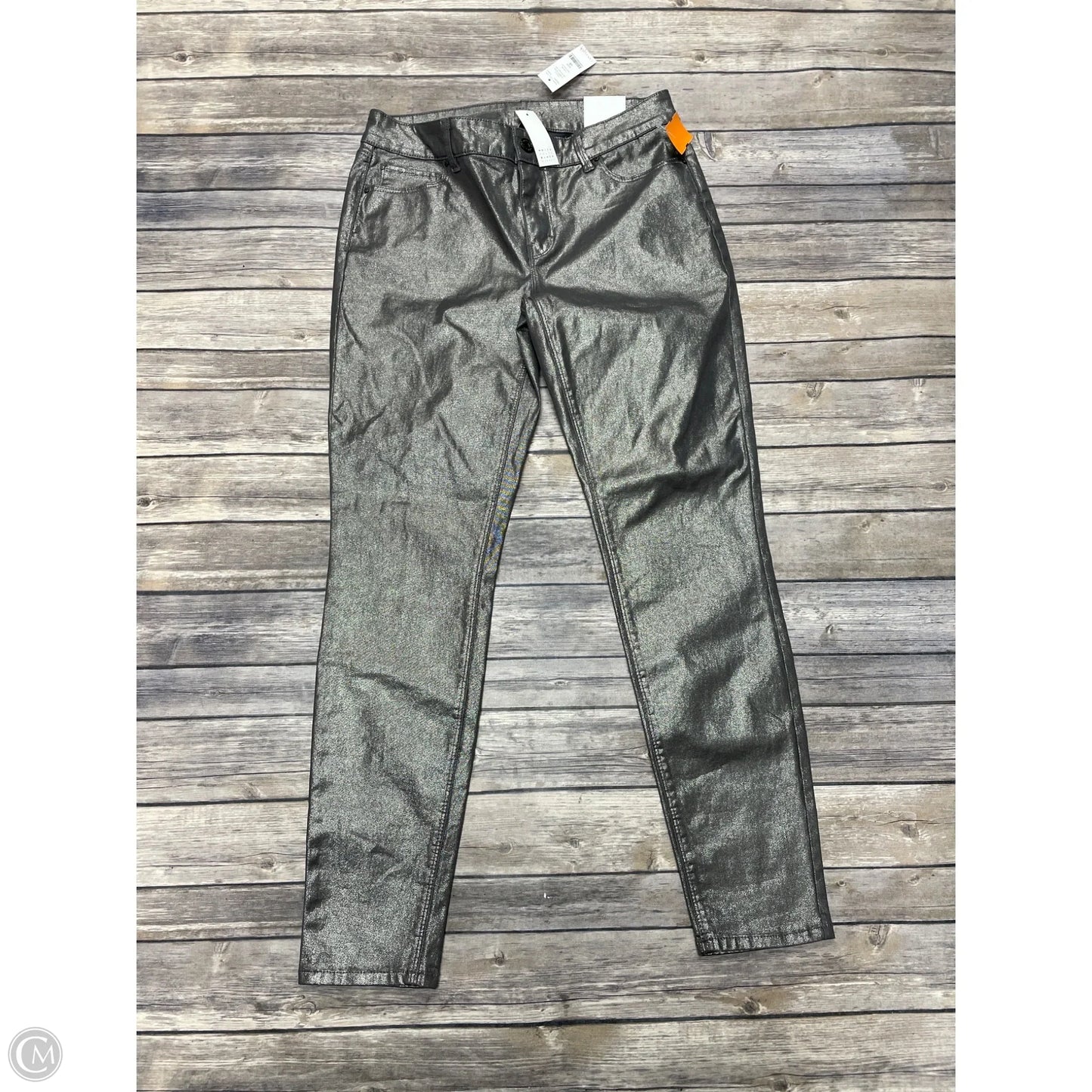 Pants Dress By White House Black Market In Silver, Size: 4