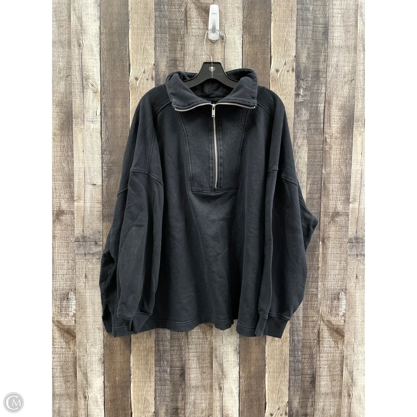 Sweatshirt Collar By Old Navy In Black, Size: 4x