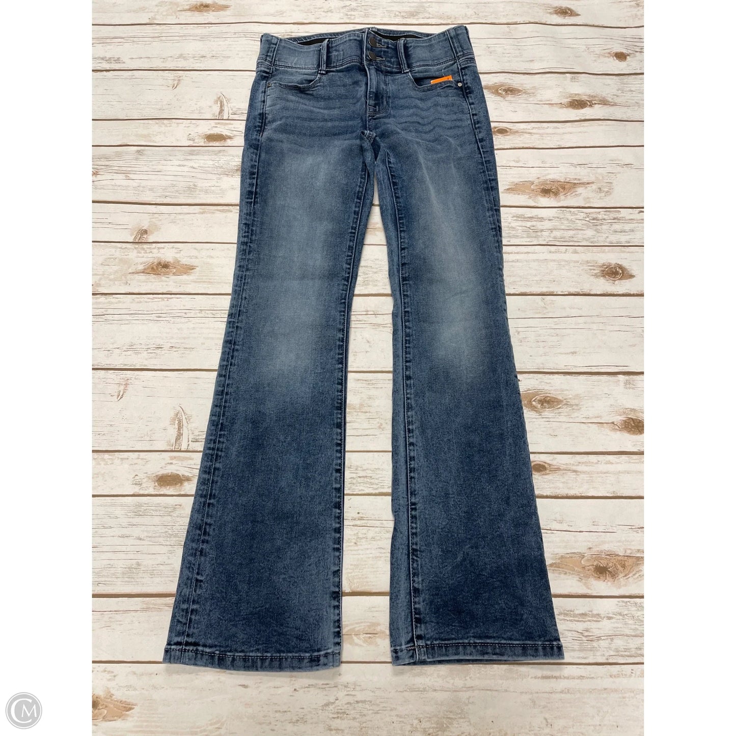 Jeans Boot Cut By Apt 9 In Blue Denim, Size: 4