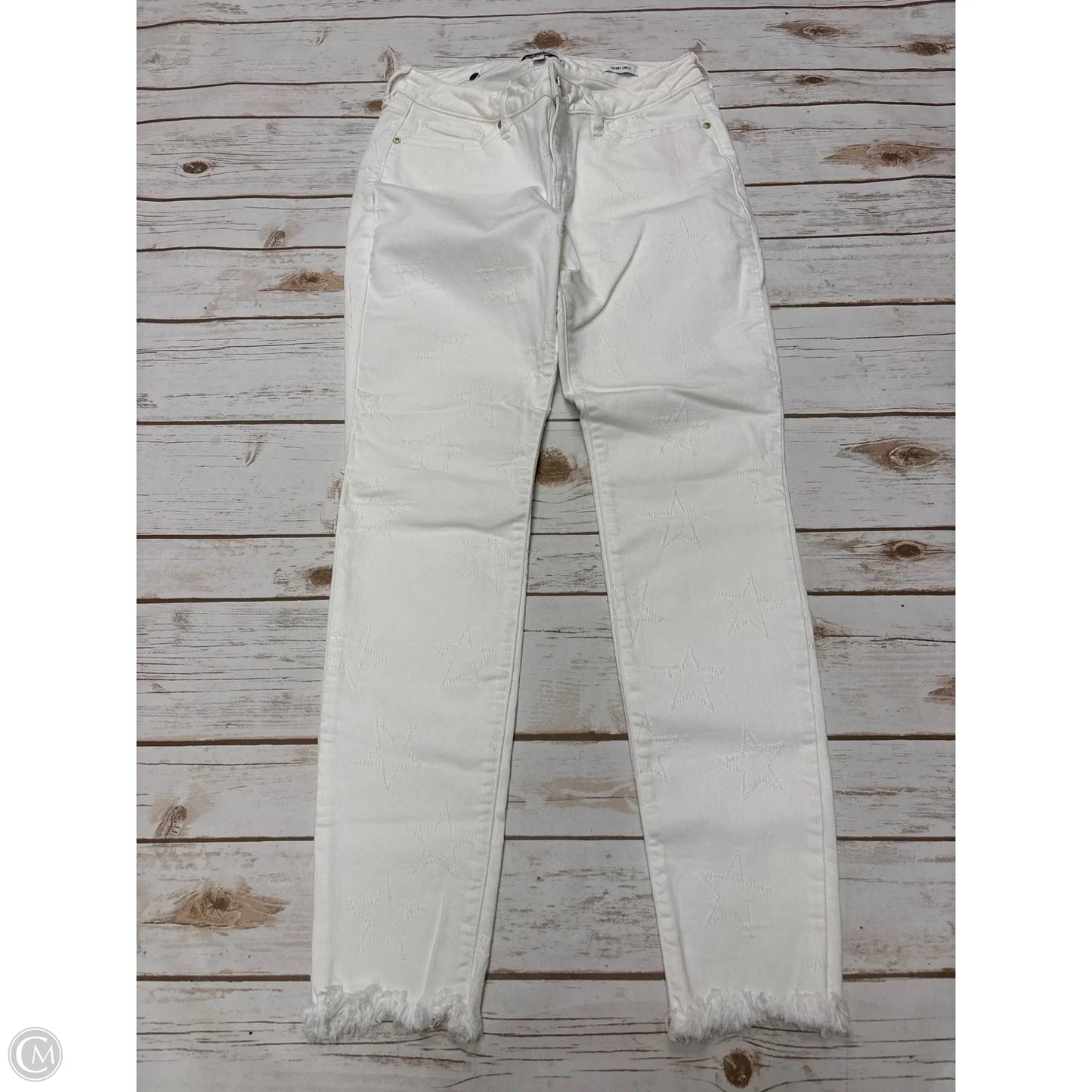 Jeans Skinny By William Rast In White Denim, Size: 4