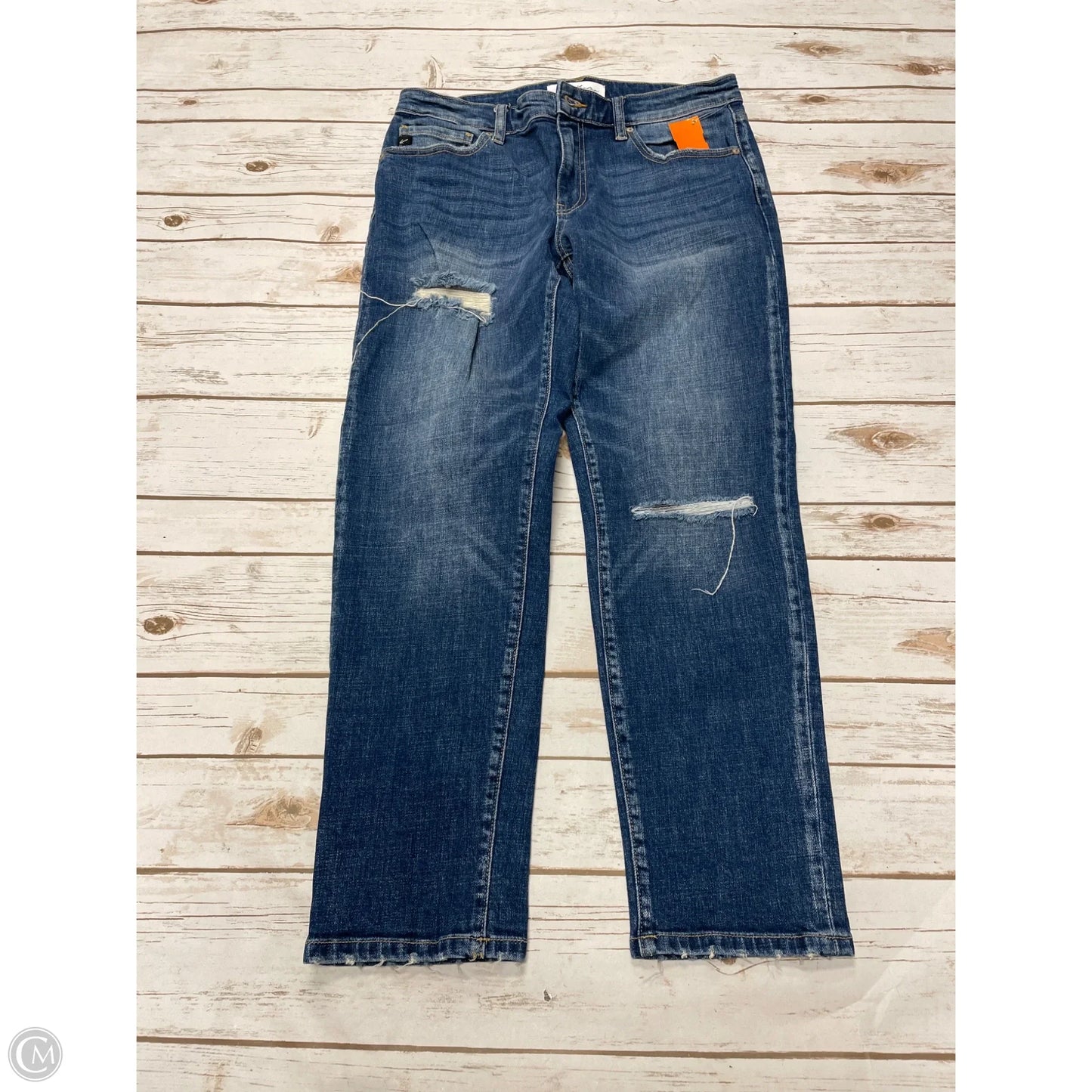 Jeans Straight By Kancan In Blue Denim, Size: 8