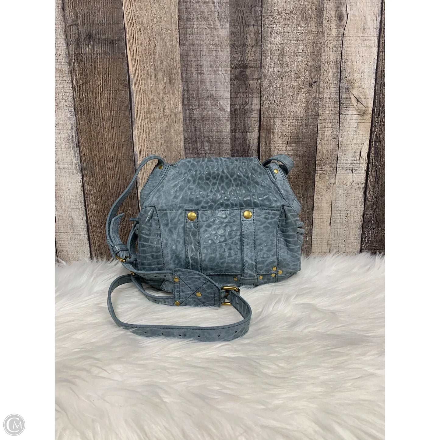 Crossbody Leather By Clothes Mentor, Size: Medium