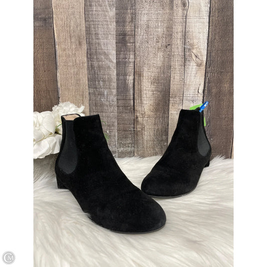 Boots Luxury Designer By Prada In Black, Size: 6.5