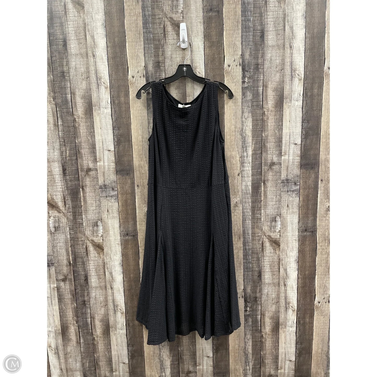 Dress Casual Midi By Coldwater Creek In Black, Size: L