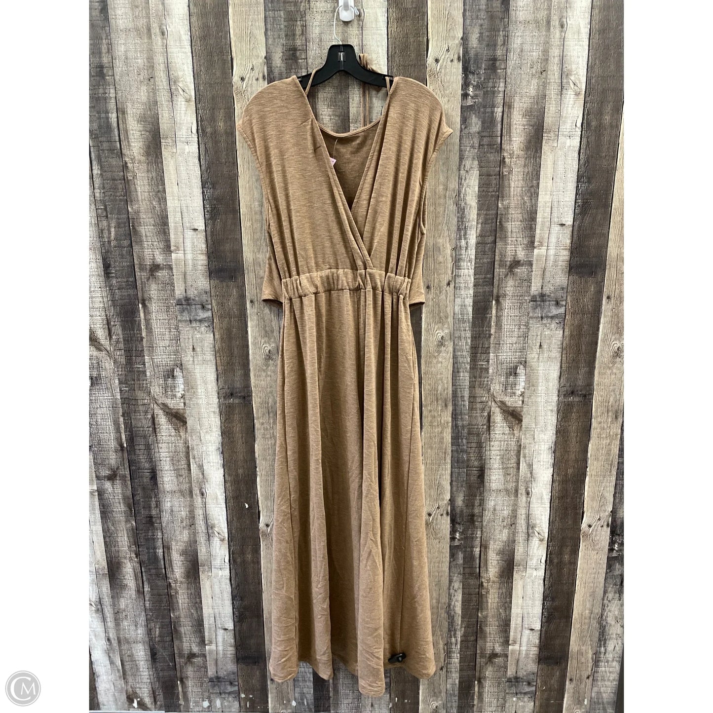 Jumpsuit By Cme In Tan, Size: M