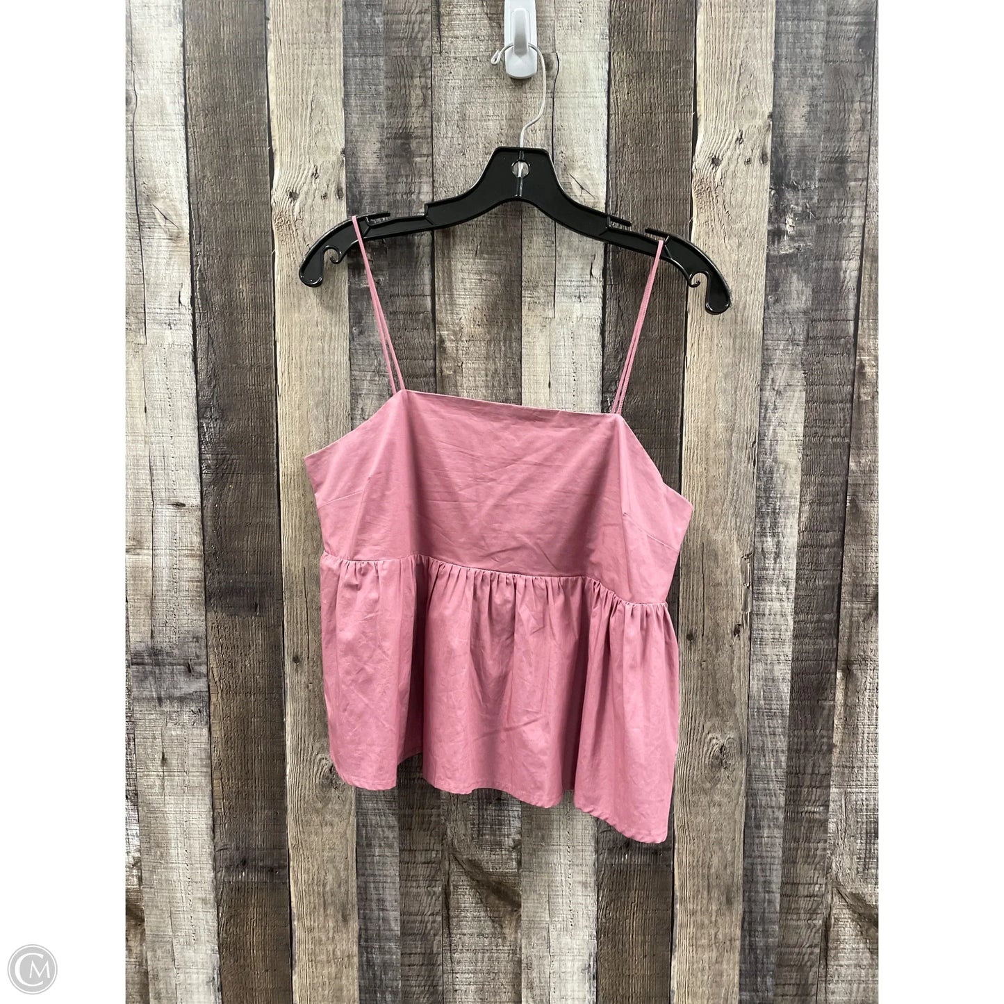Top Sleeveless By A New Day In Pink, Size: M
