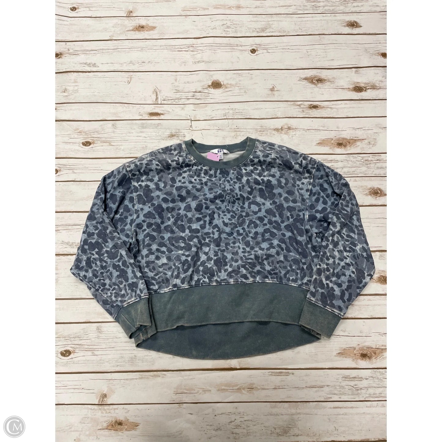 Athletic Sweatshirt Crewneck By Joy Lab In Animal Print, Size: M