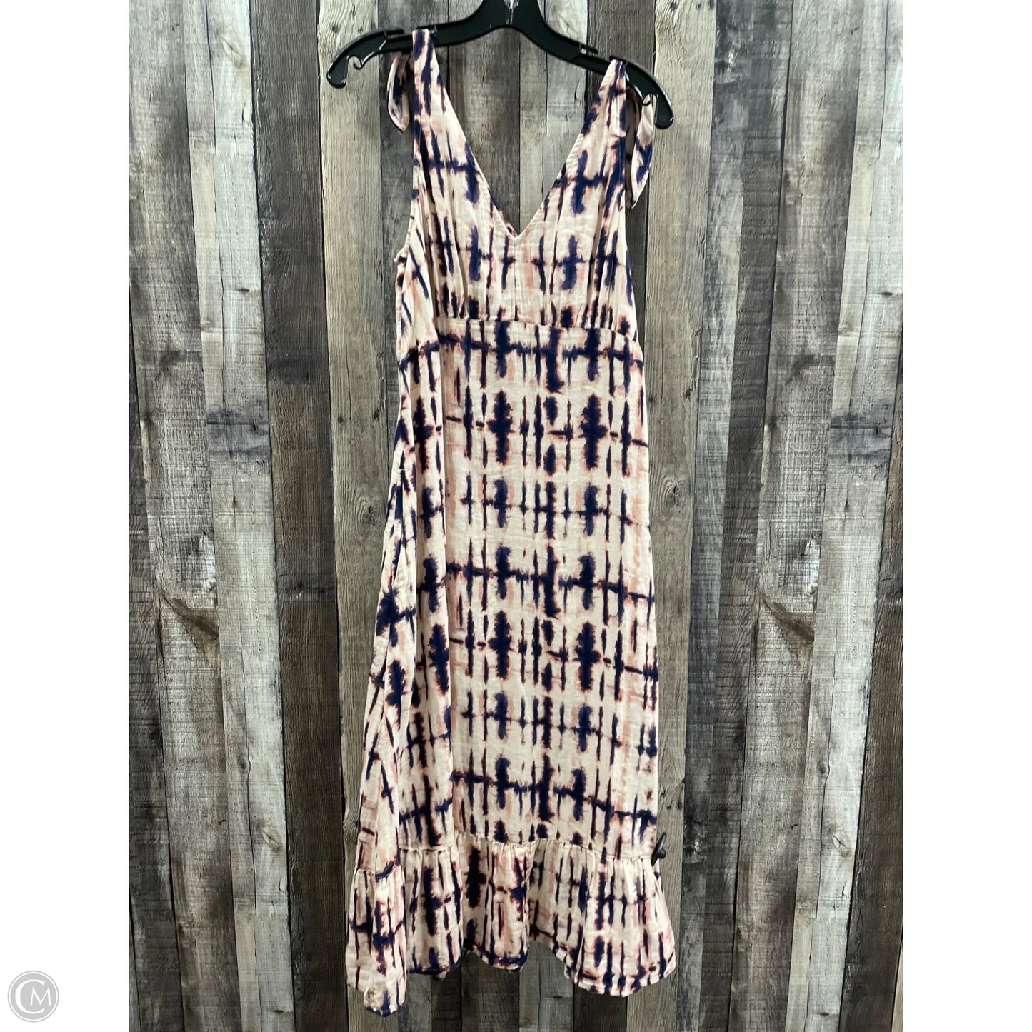 Dress Casual Maxi By Time And Tru In Tie Dye Print, Size: M