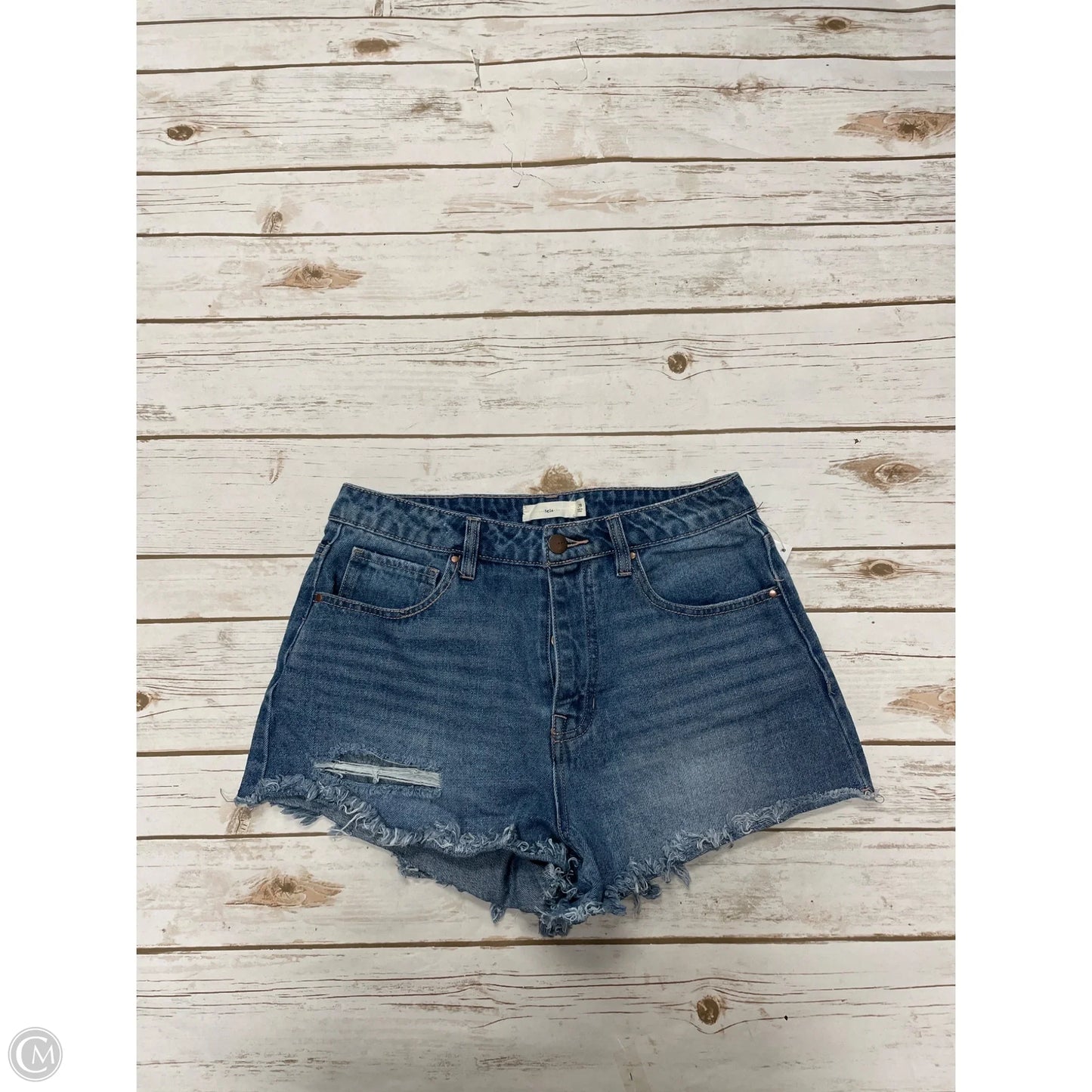 Shorts By Cme In Blue Denim, Size: 6