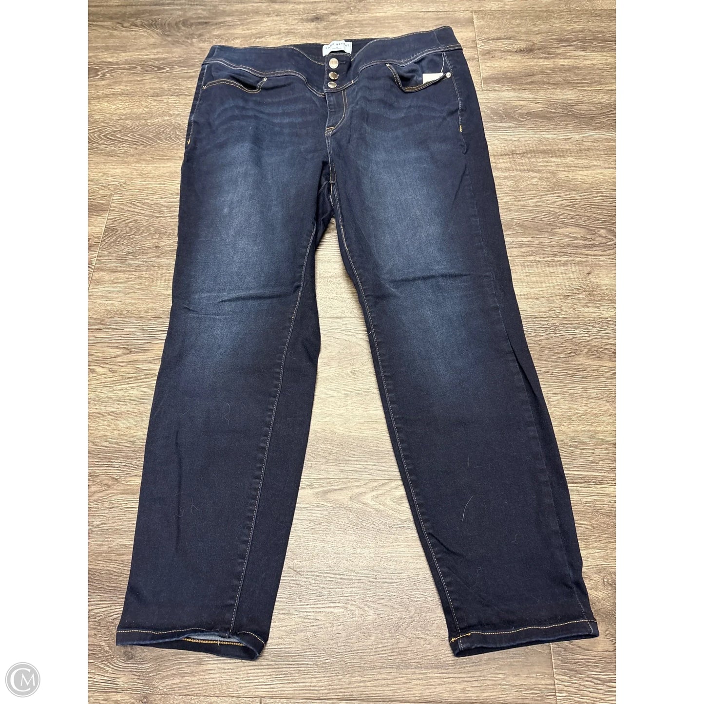 Jeans Skinny By Lane Bryant In Blue Denim, Size: 18