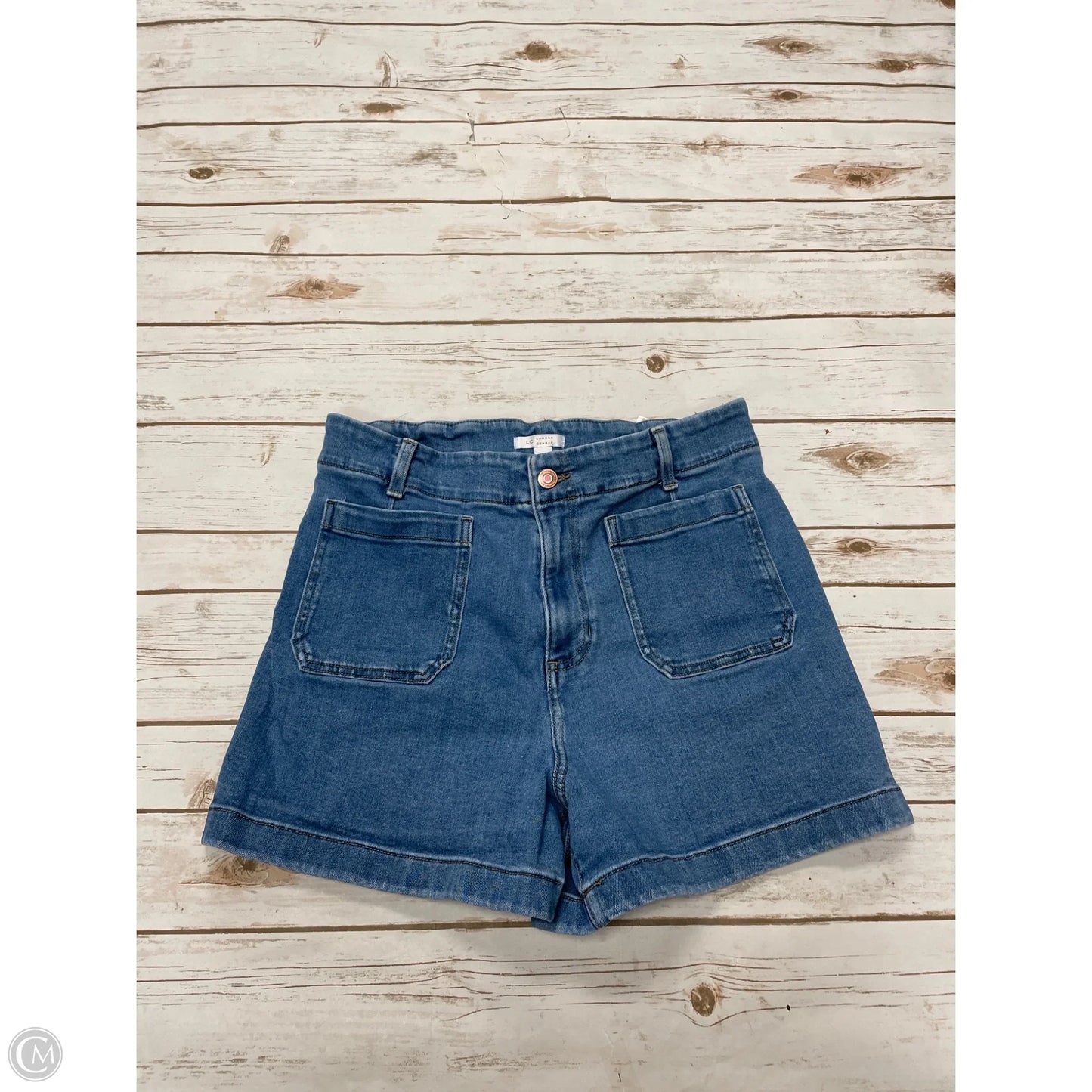 Shorts By Lc Lauren Conrad In Blue Denim, Size: 14