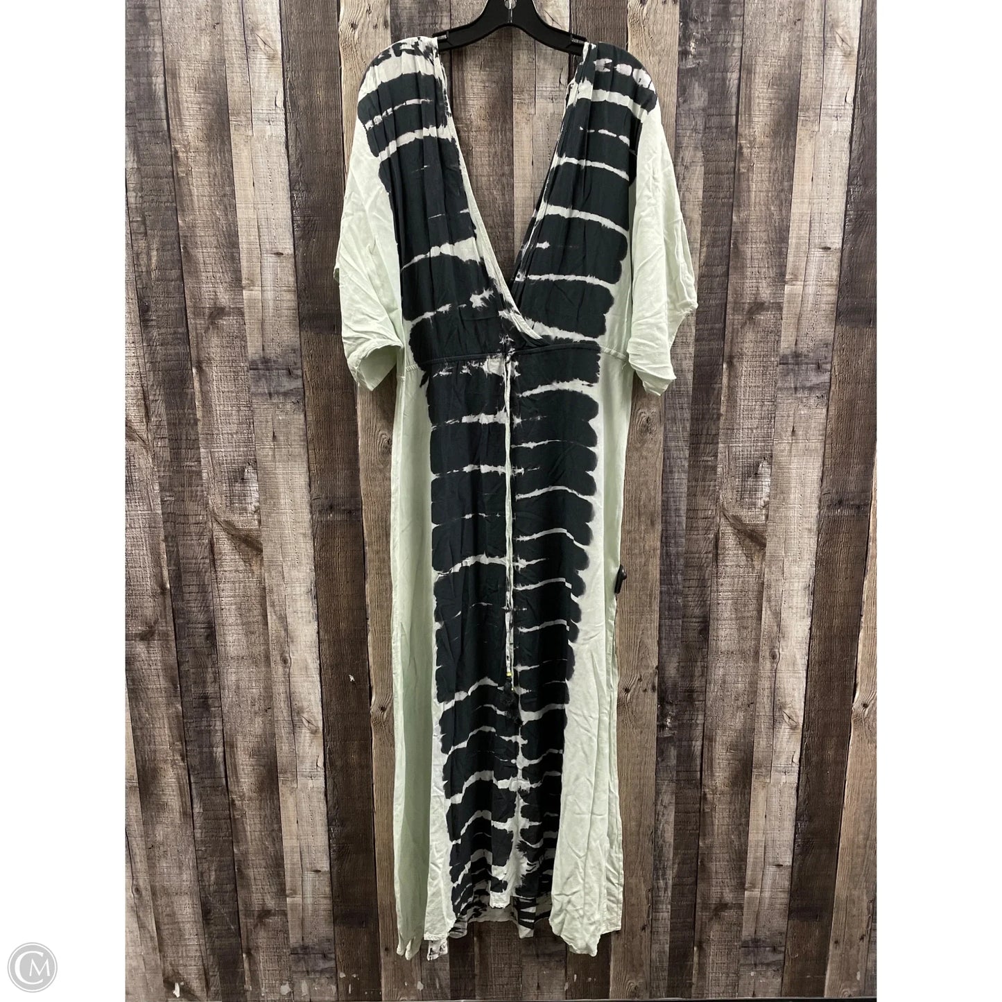 Dress Casual Maxi By Earthbound In Tie Dye Print, Size: Xl